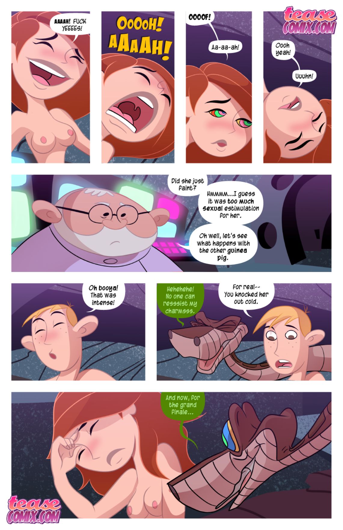 Kim Vs. Kaa (Kim Possible , The Jungle Book) [Tease Comix] - Chapter 3 — Page 12