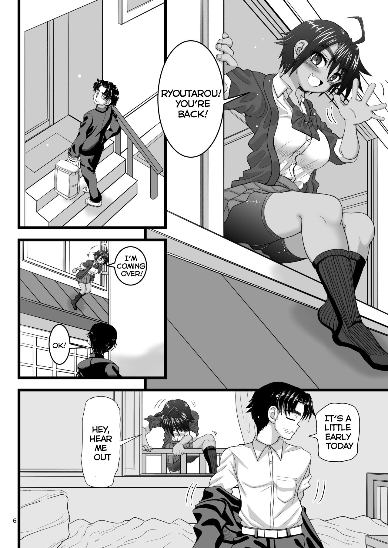 My childhood friend is the prince of an all-female school but she is a slut in front of me [Inaba Fuyuki] - Chapter 1 — Page 6