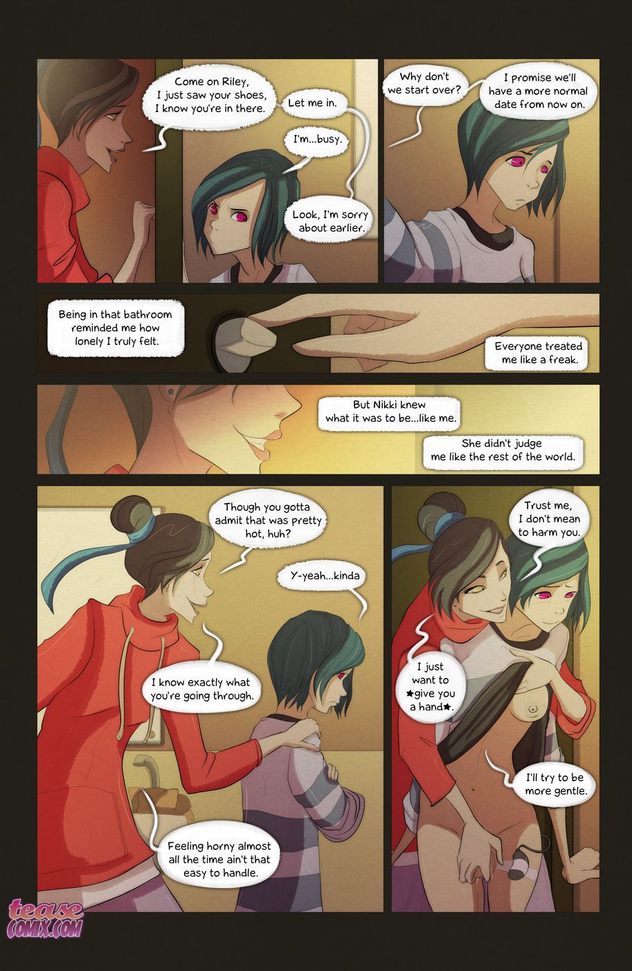 She Is Riley [Tease Comix] - Chapter 2 — Page 9