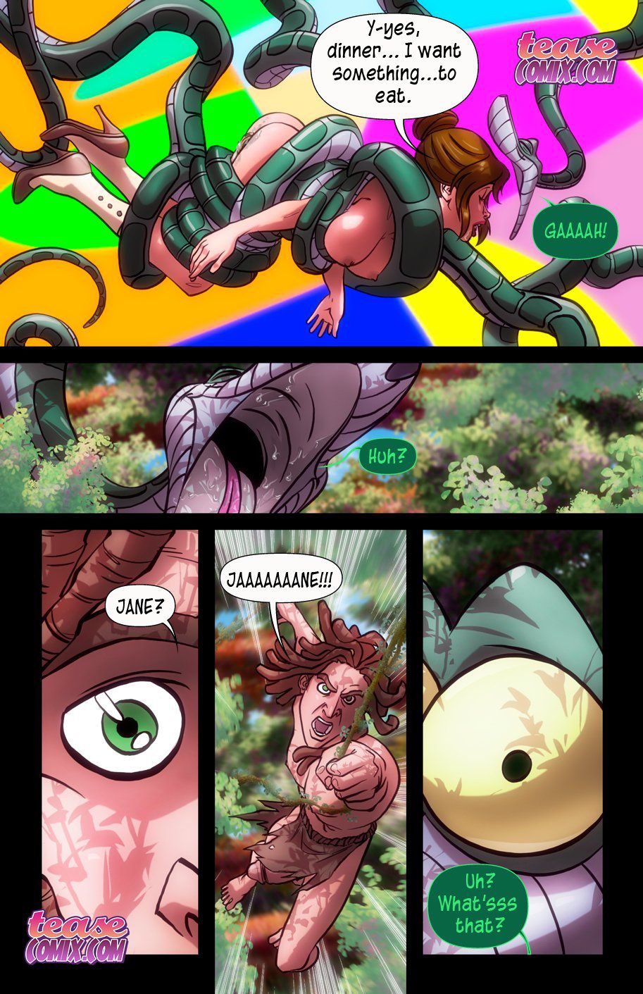 The Legend Of The White Ape And The Snake (Tarzan) [Tease Comix] - Chapter 2 — Page 25