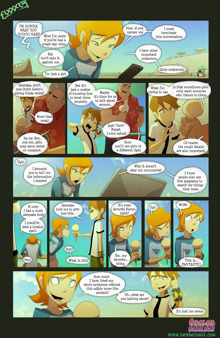 The Witch With No Name (Ben 10) [Tease Comix] - Chapter 1 — Page 7