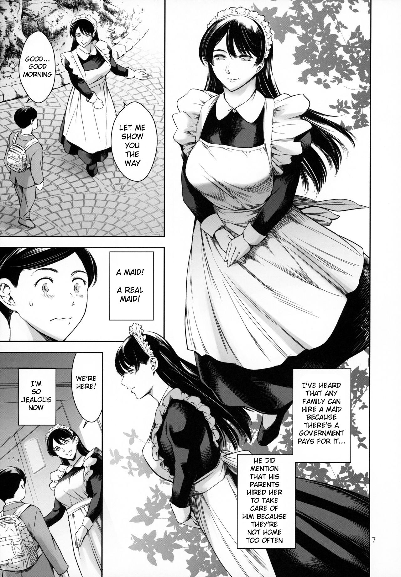Uchi no Maid [Maguro Teikoku] - Chapter 1 — Page 7