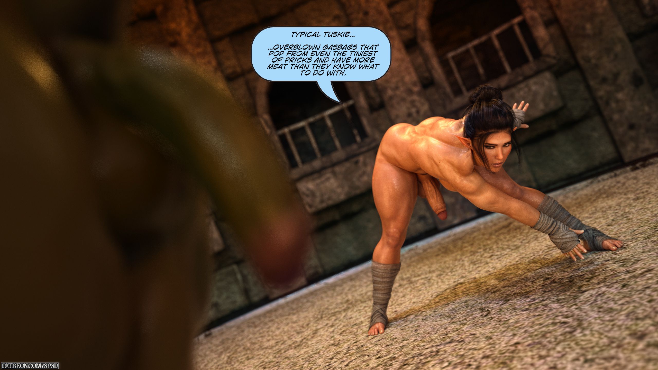 Sarak Vs Sinna [SquarePeg3D] - Chapter 1.2 — Page 4