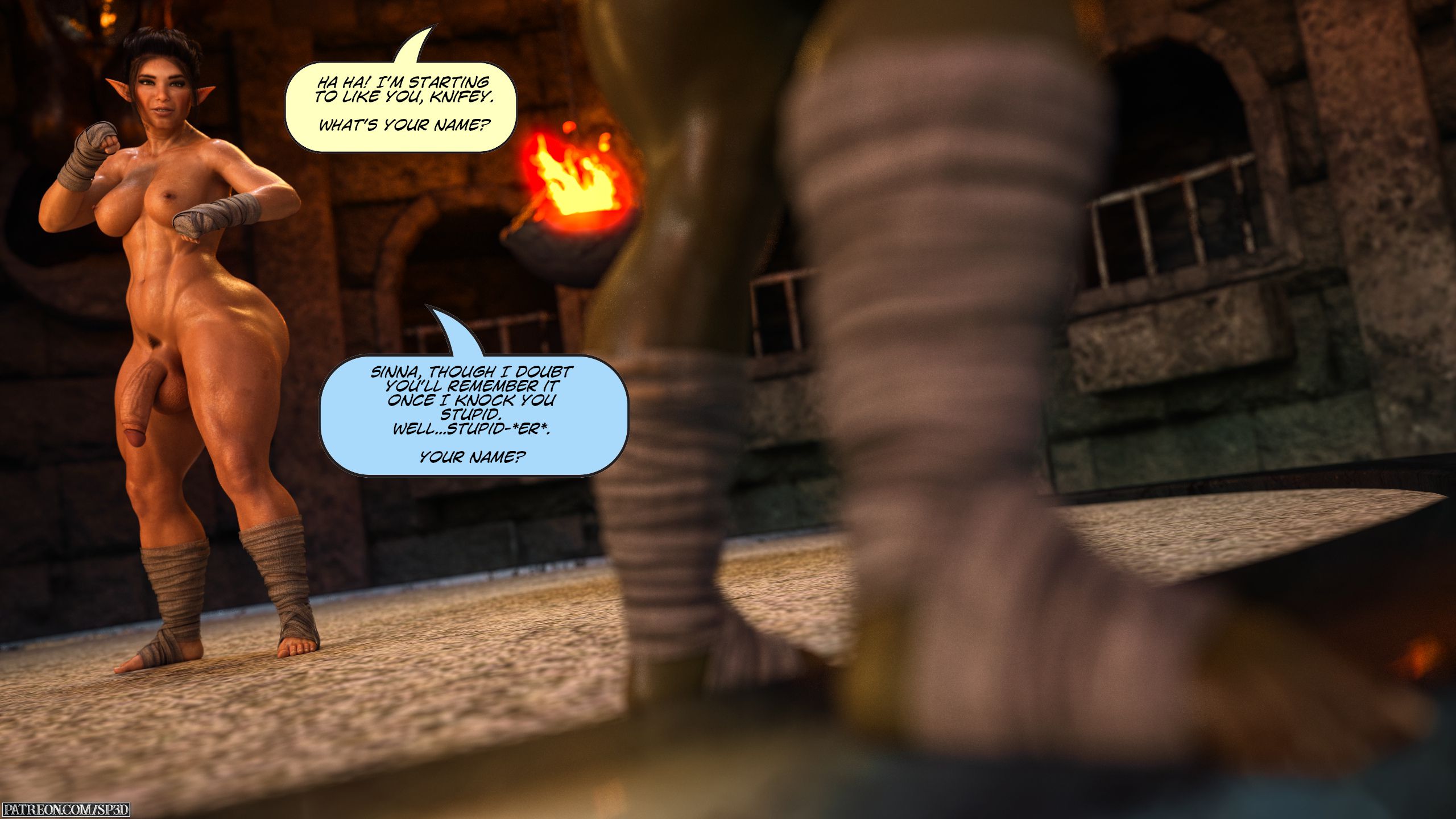 Sarak Vs Sinna [SquarePeg3D] - Chapter 1.2 — Page 6