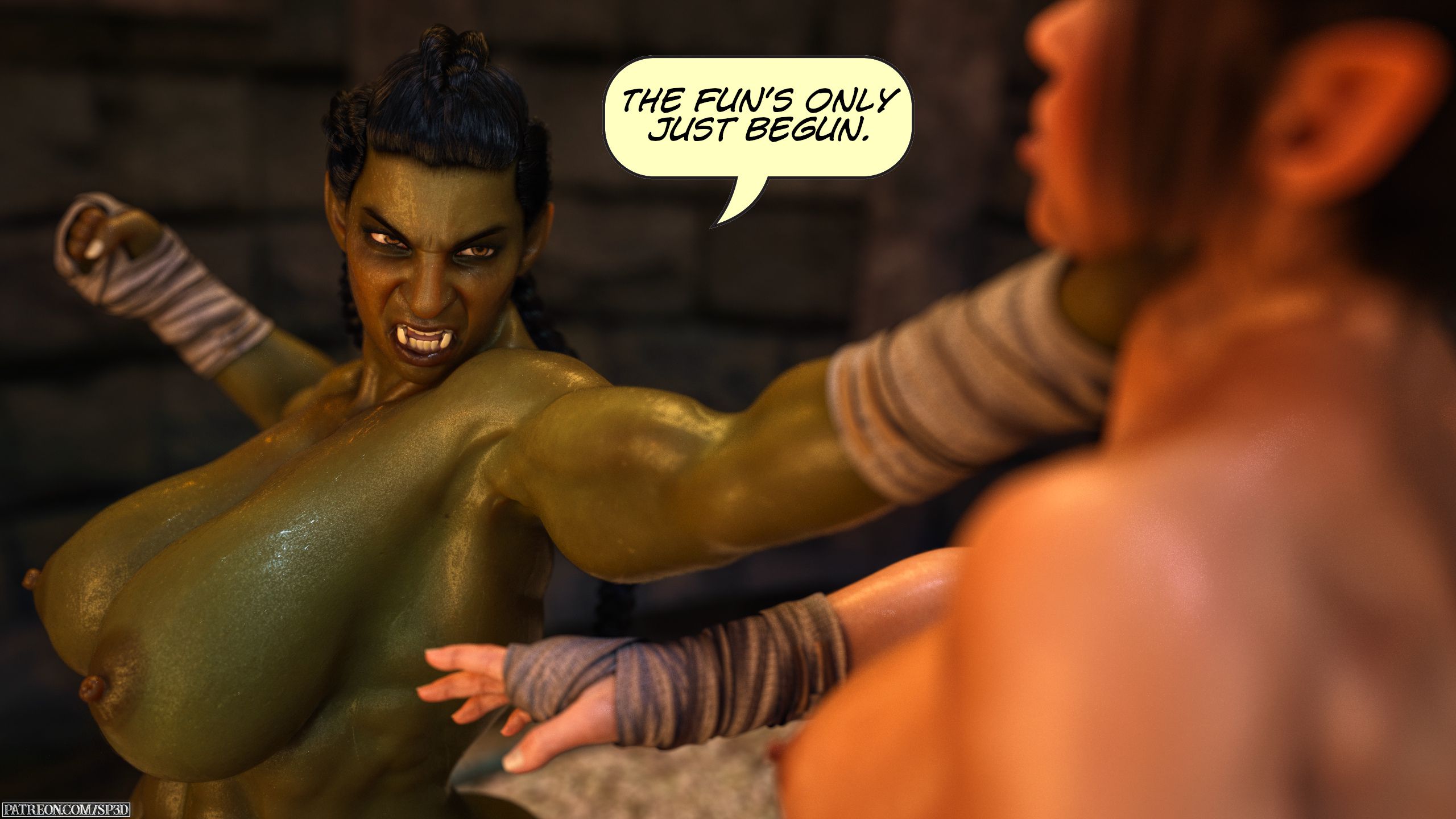 Sarak Vs Sinna [SquarePeg3D] - Chapter 1.1 — Page 45