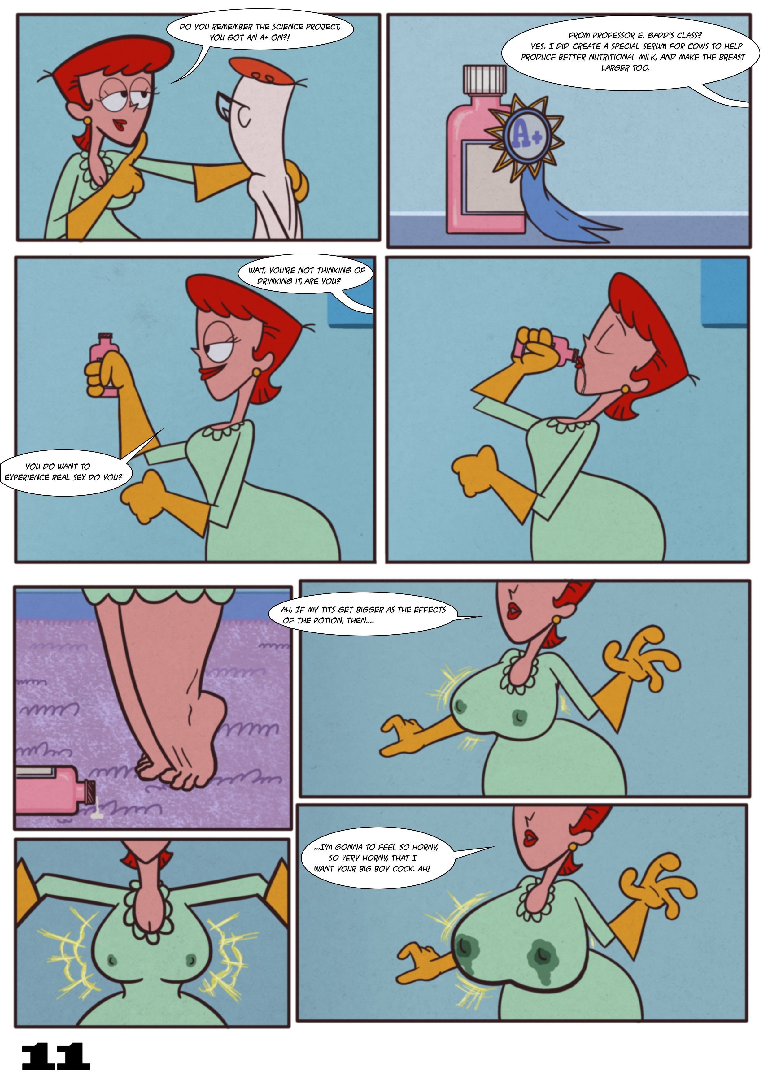 Milking Mom (Dexter’s Laboratory) [Grigori] - Chapter 1 — Page 13