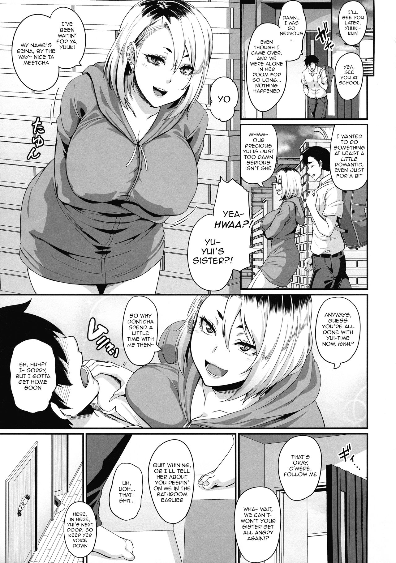 Her Older Sister Is A Gyaru A Bitch And A Slut [Kazuhiro] - Chapter 1 — Page 9