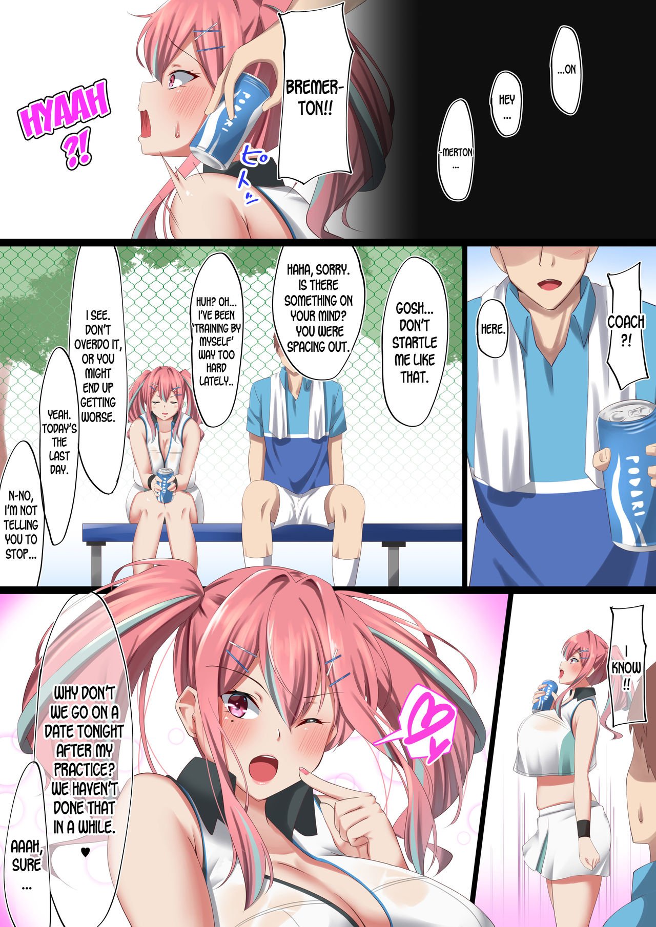 My Girlfriend With Huge Breasts Being Taken Down By A Tenisa Yarichin Man (Azur Lane) [Nanohana] - Chapter 1 — Page 15