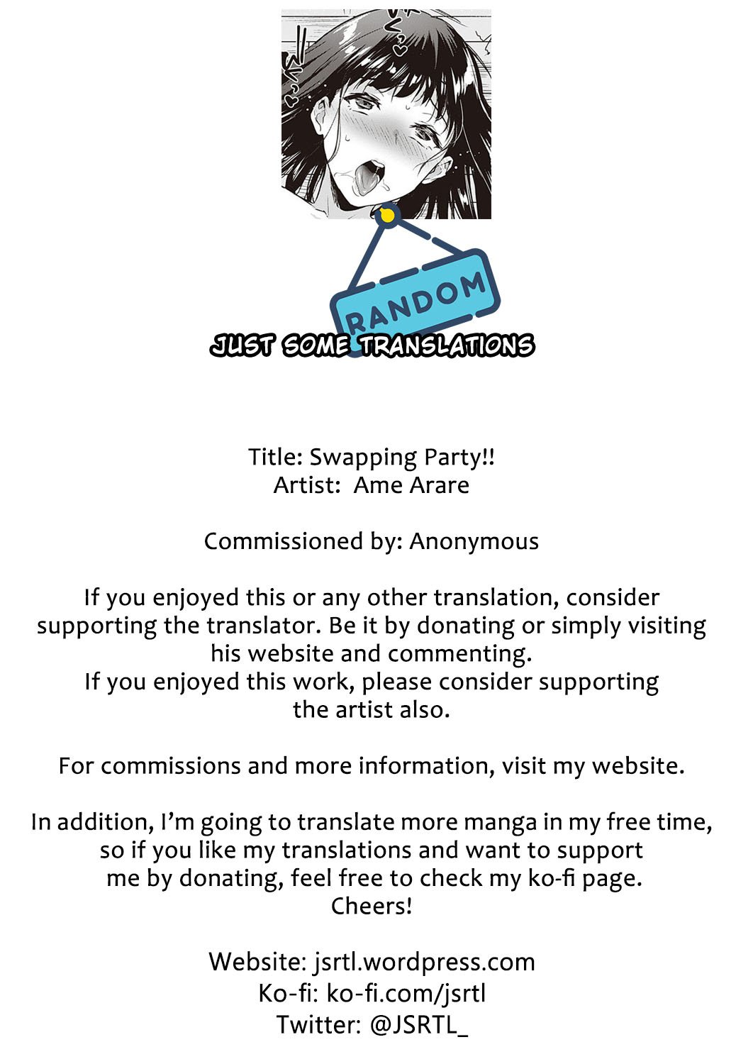 Swapping Party!? [Ame Arare] - Chapter 2 — Page 31