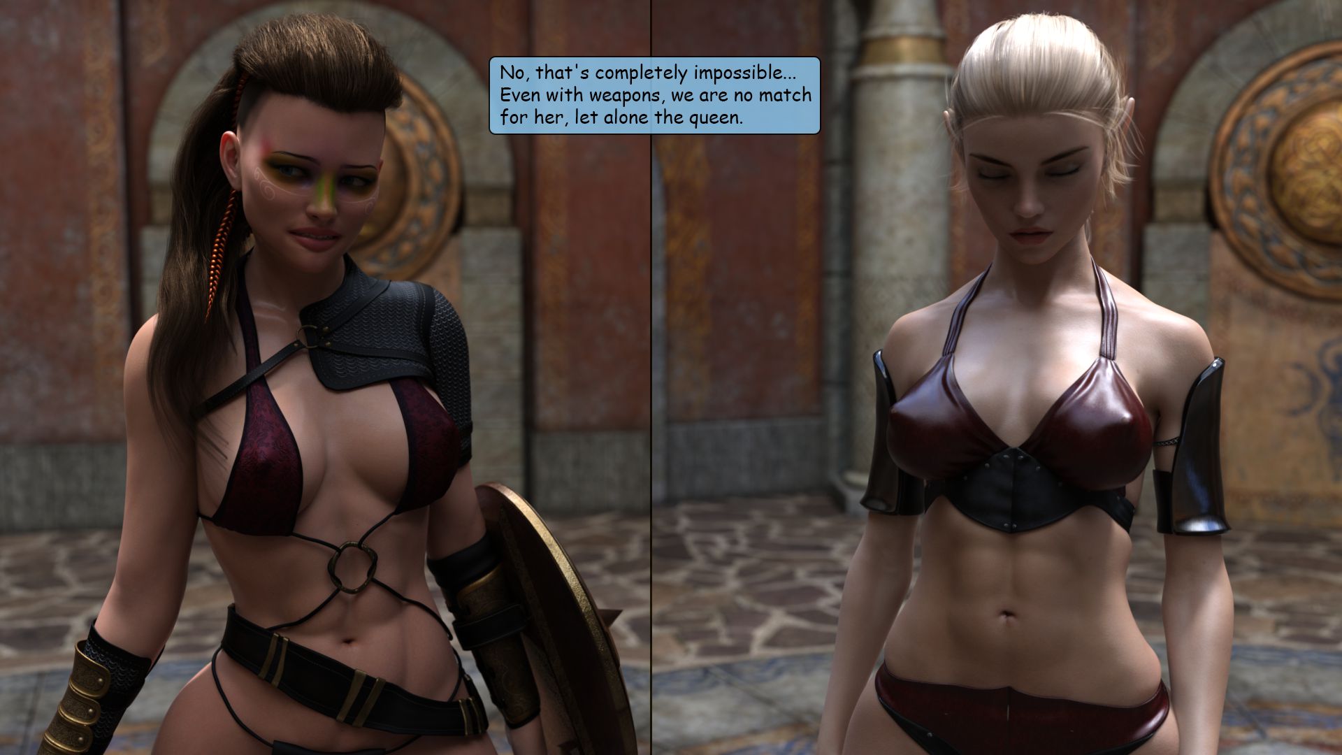Elf VS Barbarian [Kizaru3D] - Chapter 2 — Page 19