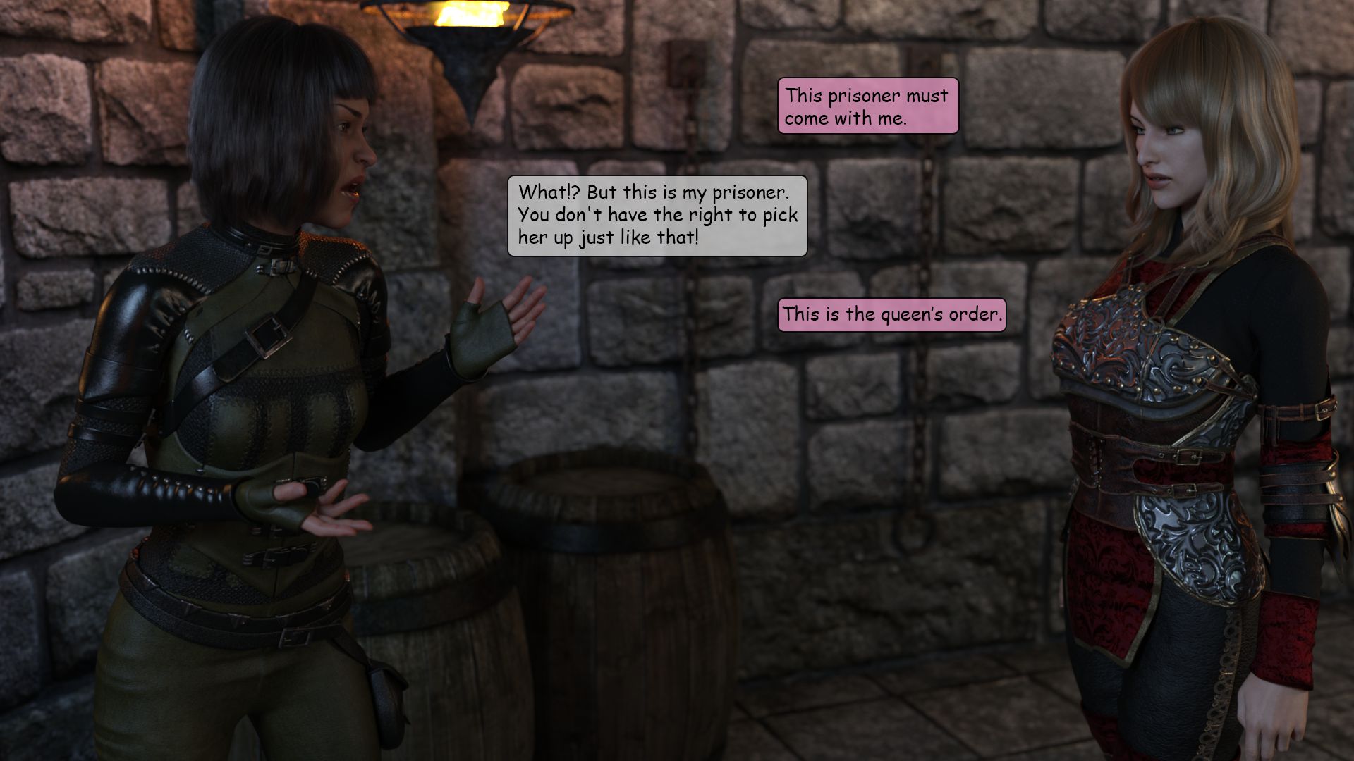 Elf VS Barbarian [Kizaru3D] - Chapter 2 — Page 7