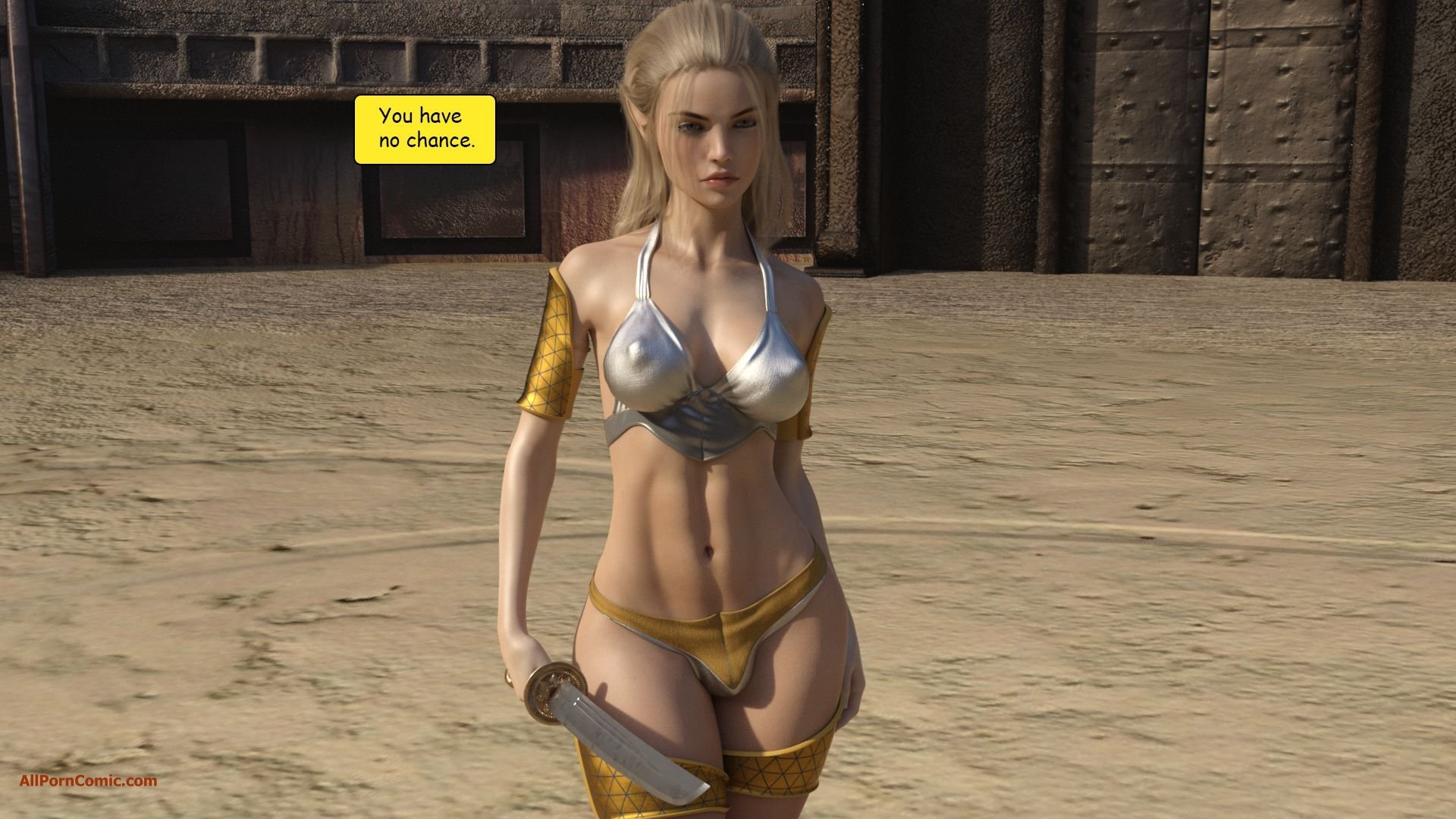 Elf VS Barbarian [Kizaru3D] - Chapter 1 — Page 5