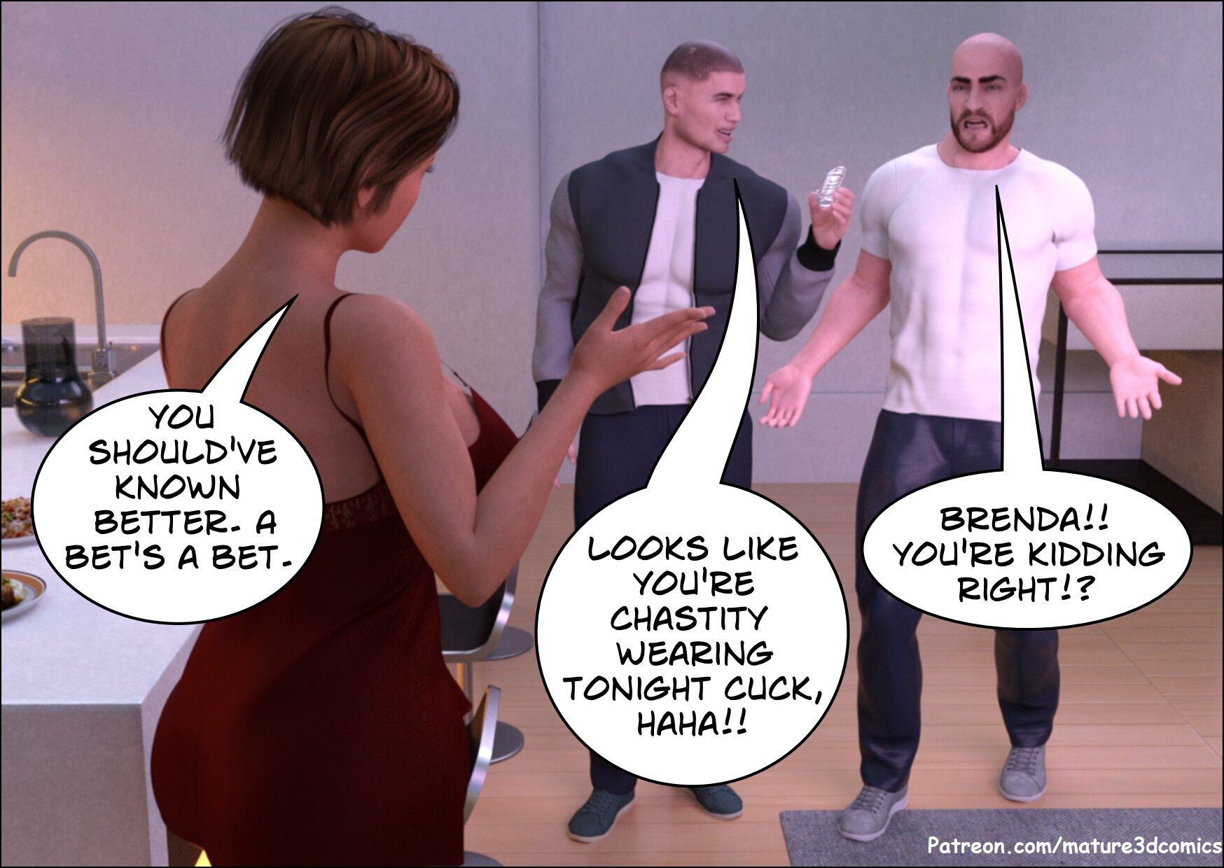 A Bet’s A Bet [Mature3DComics] - Chapter 1 — Page 12