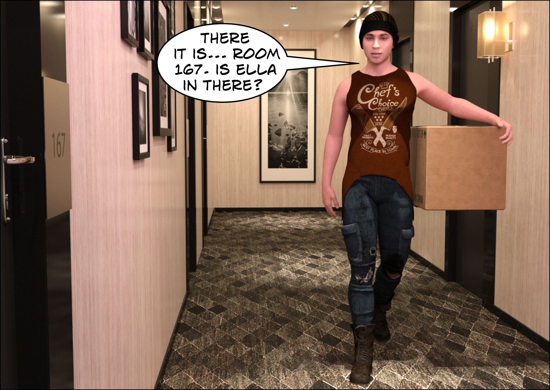 Hotel Seduction [Mature3DComics] - Chapter 1 — Page 9