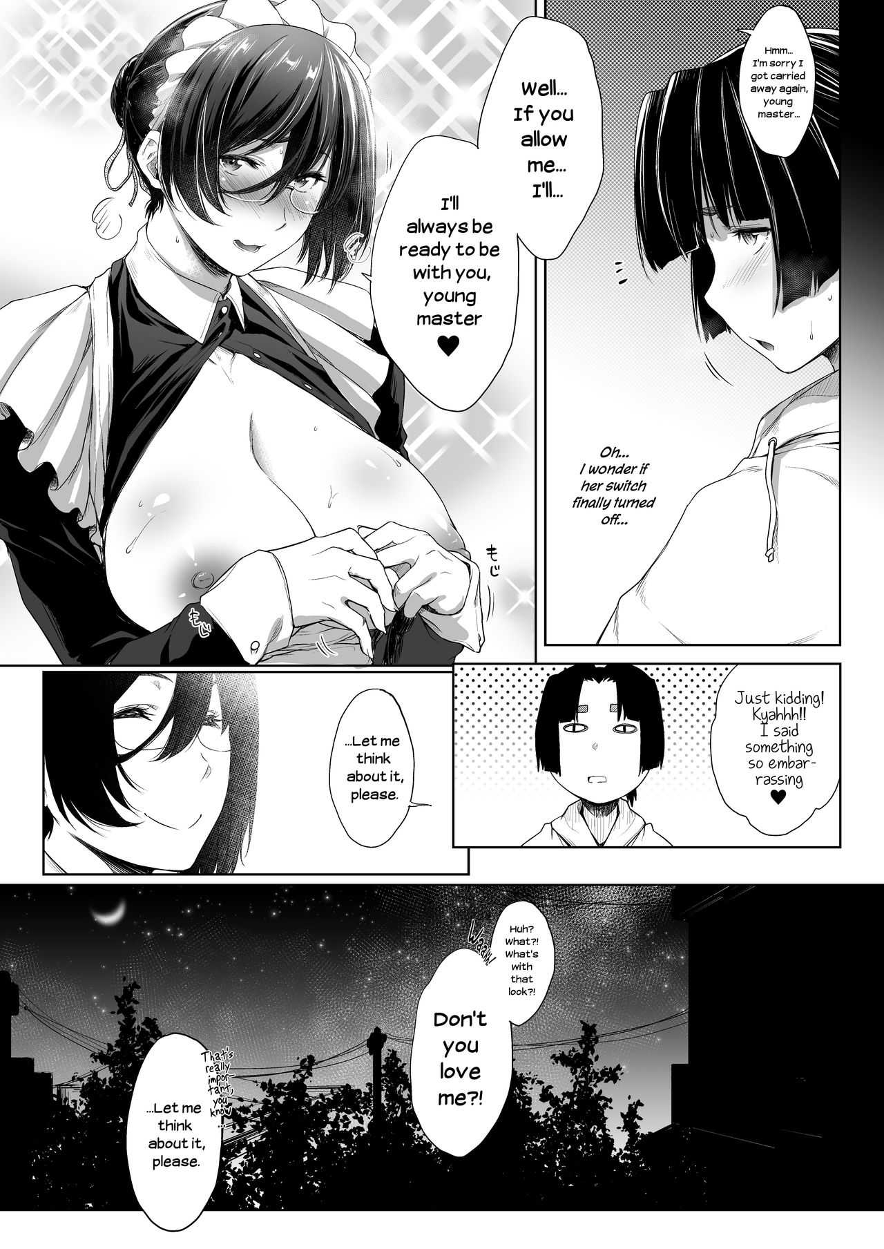 The Young Boyfriend and the Maid Girlfriend [Barlun] - Chapter 1 — Page 23