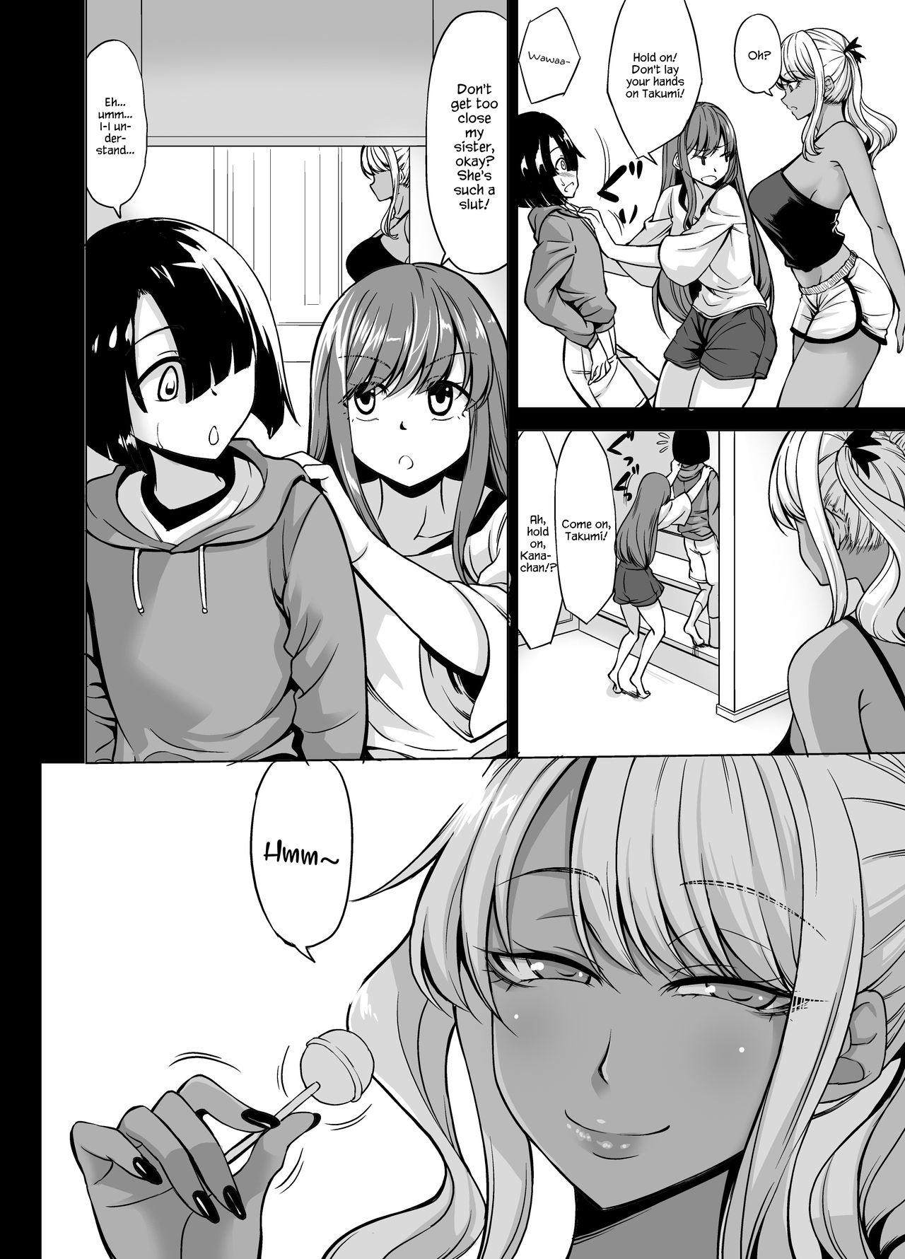 Would you rather be with your A-cup girlfriend or a J-cup, dark skinned, gyaru onee-san? [Kinntarou] - Chapter 1 — Page 6
