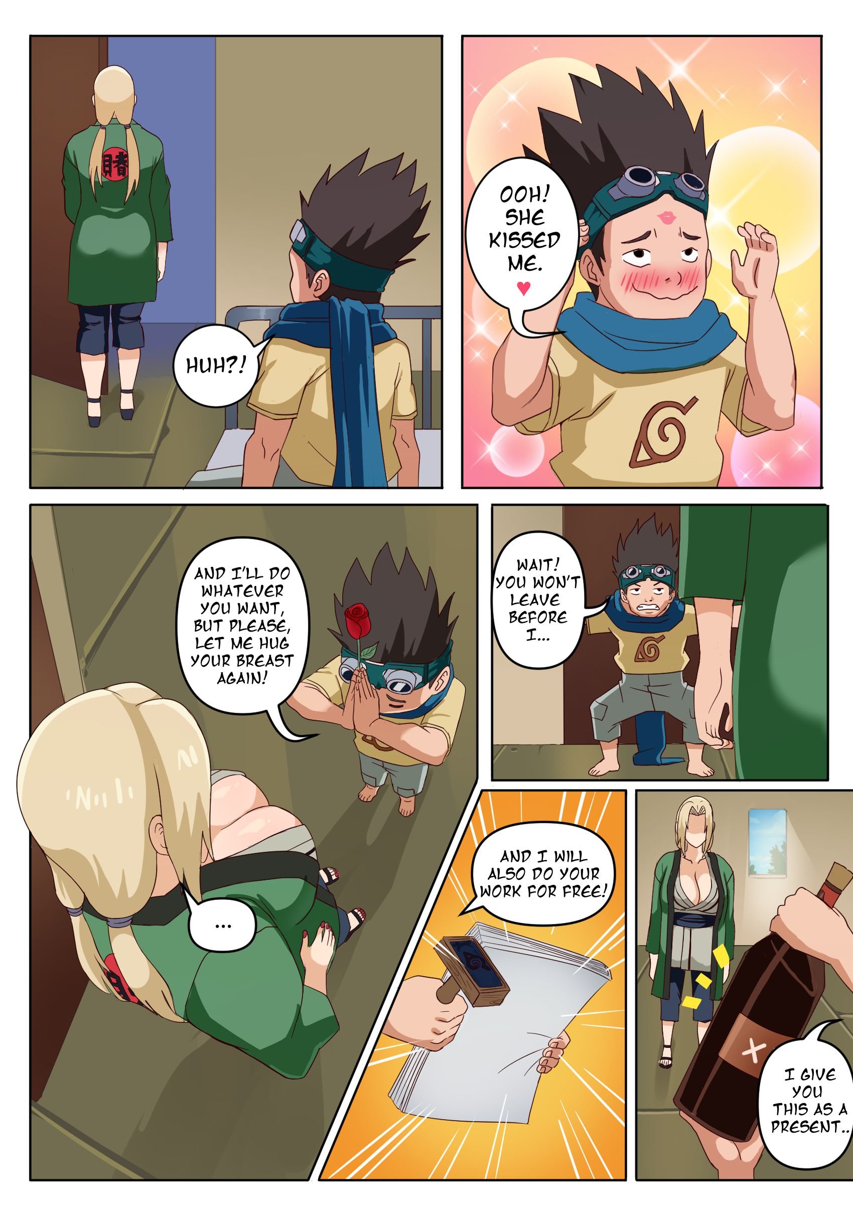Tsunade And Konohamaru (Naruto) [Pink Pawg] - Chapter 1 — Page 5