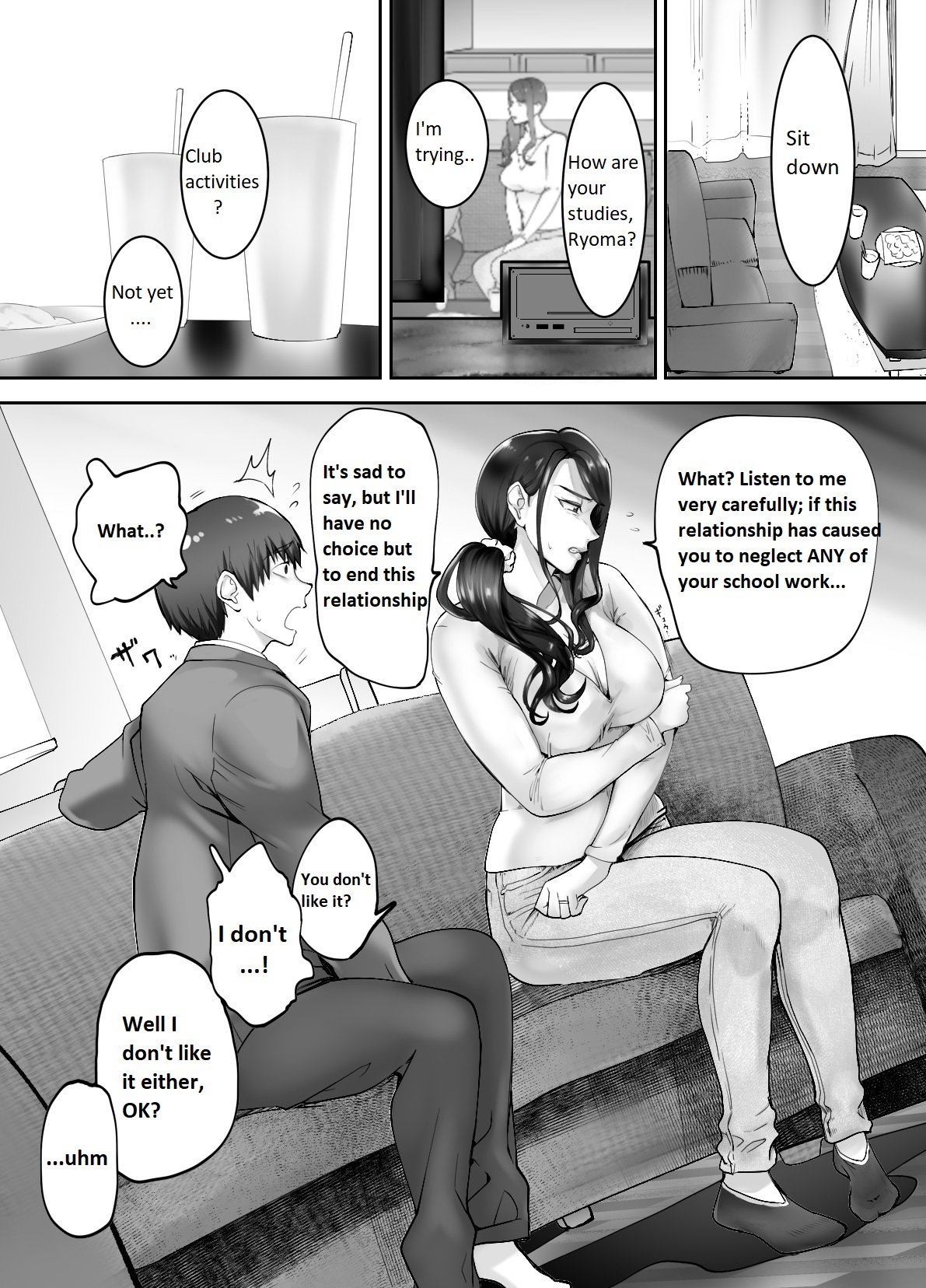 My Childhood Friend Is Doing It With My Mom [Pink Taro] - Chapter 3 — Page 9