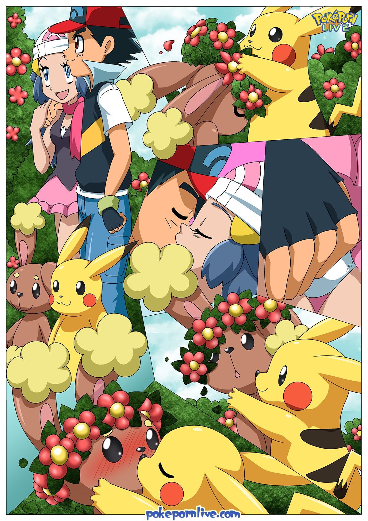 Double Hit (Pokemon) [Palcomix] - Chapter 1 — Page 14