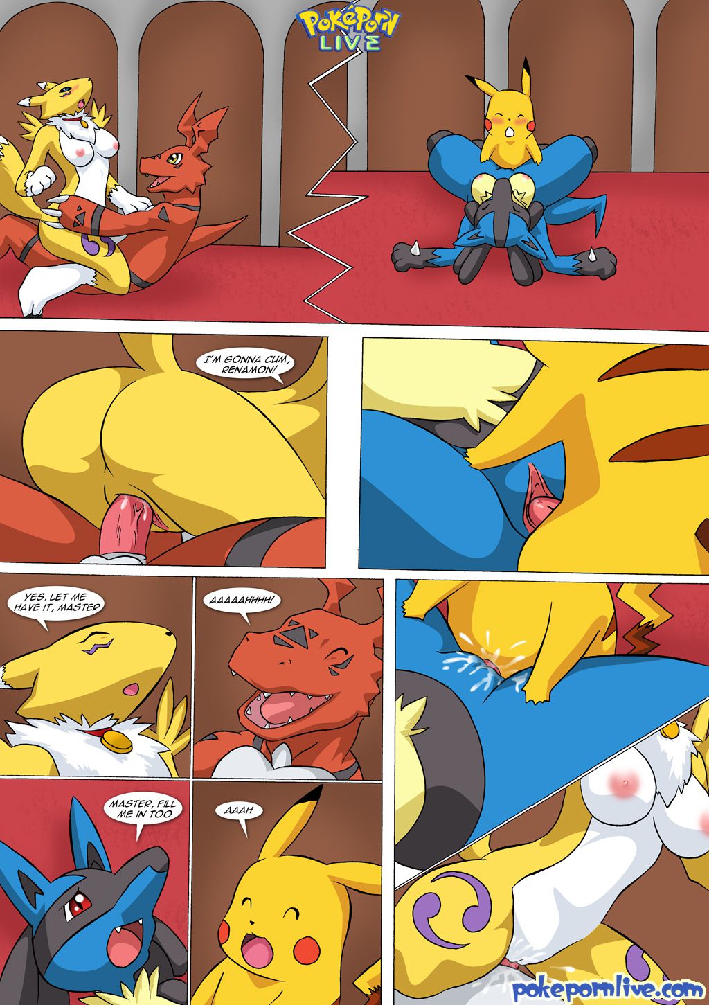 Girls Come To Play (Pokemon , Digimon) [Palcomix] - Chapter 1 — Page 9