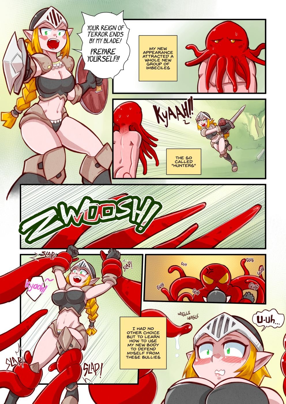 Life as a Tentacle Monster in Another World [Mr.E] - Chapter 1 — Page 5