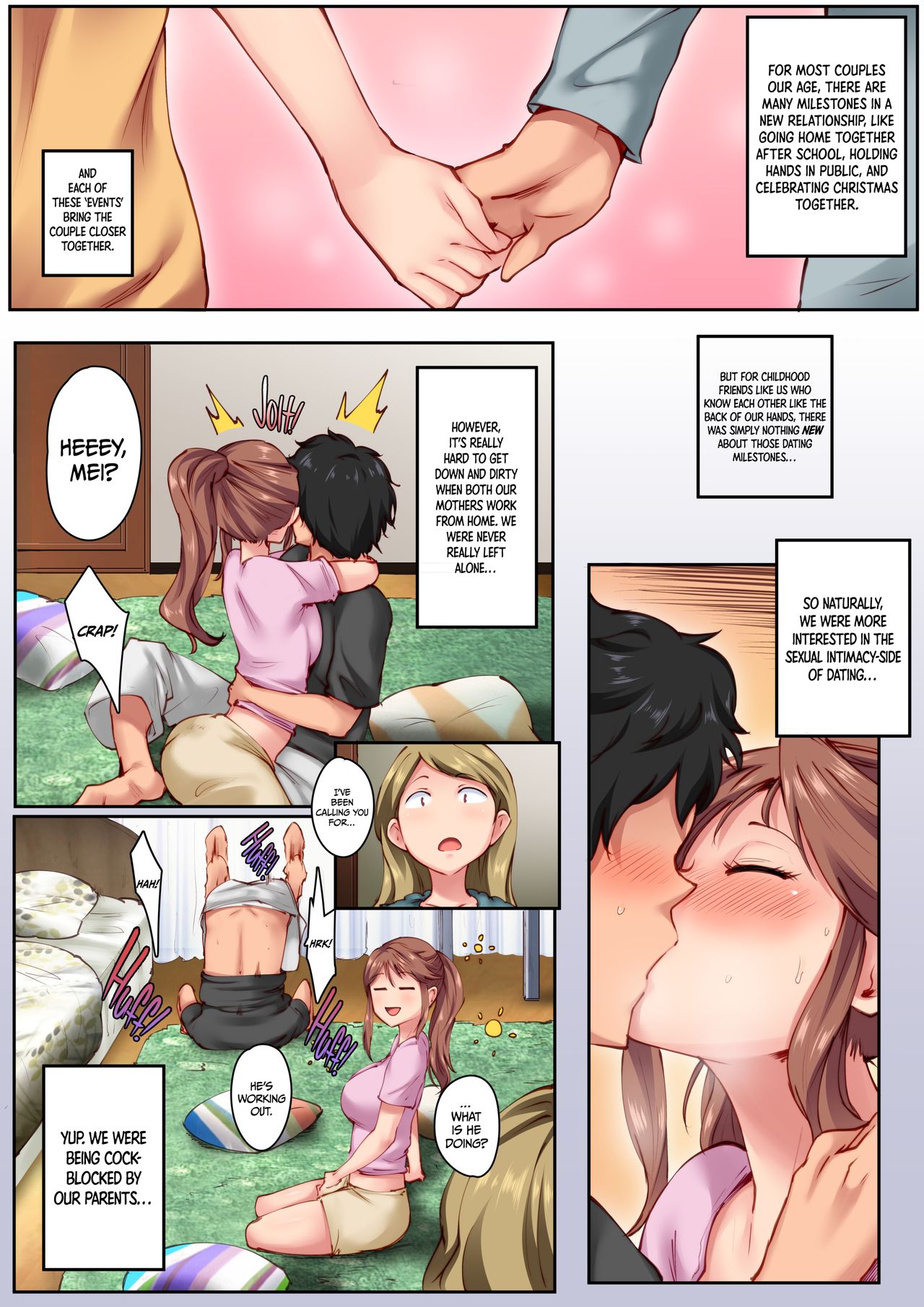 Home Alone Romp with my Childhood Friend [Val] - Chapter 1 — Page 4