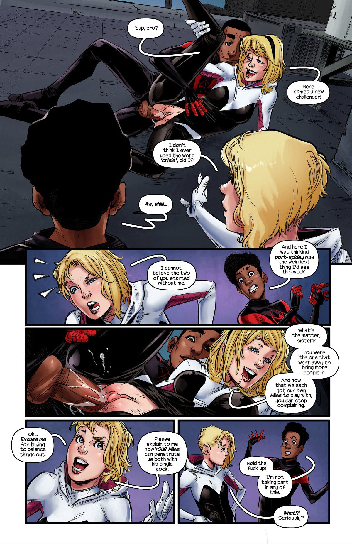 Weaving Fluids (Spider-Man) [Tracy Scops] - Chapter 3 — Page 4