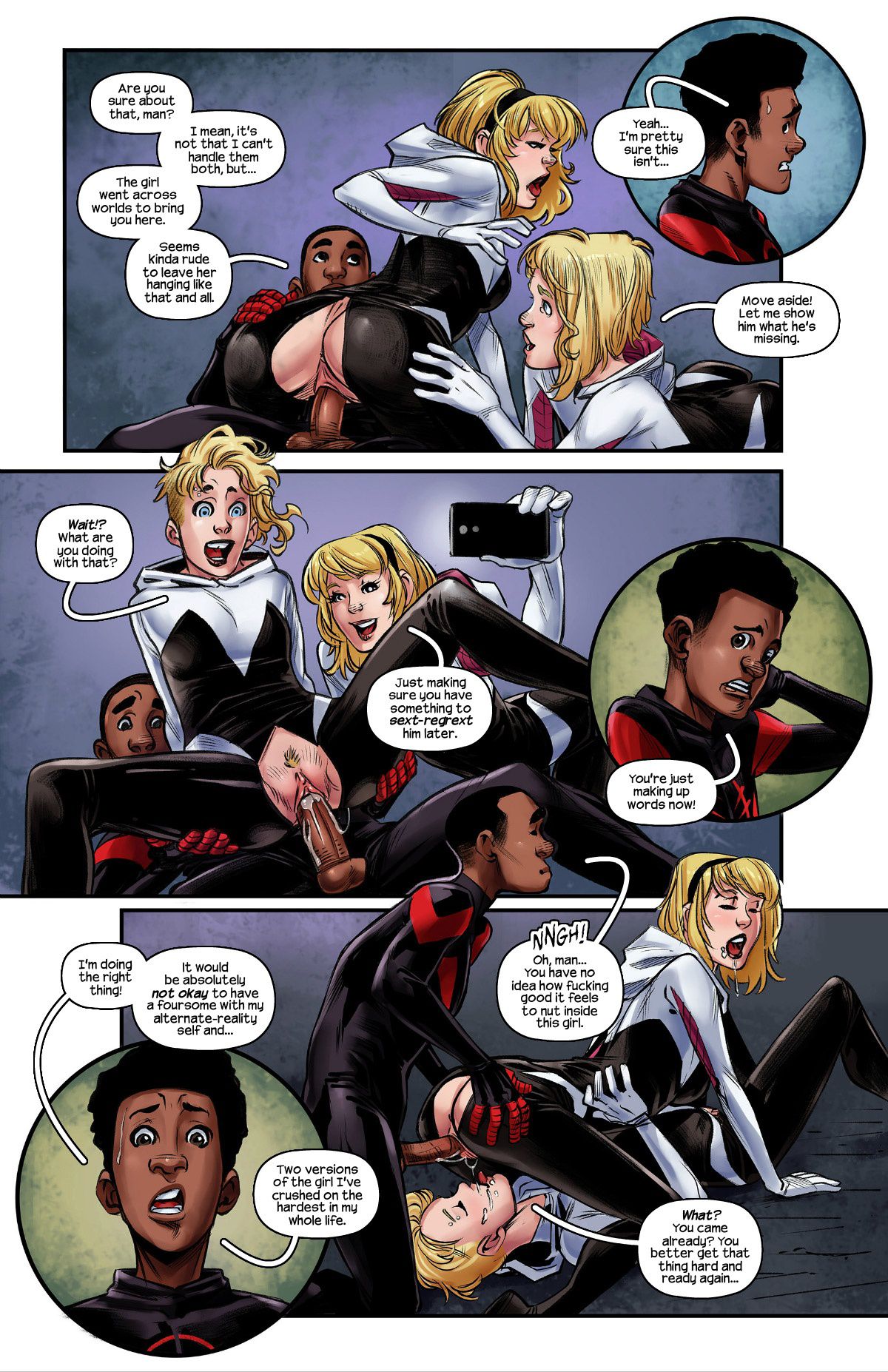Weaving Fluids (Spider-Man) [Tracy Scops] - Chapter 3 — Page 5