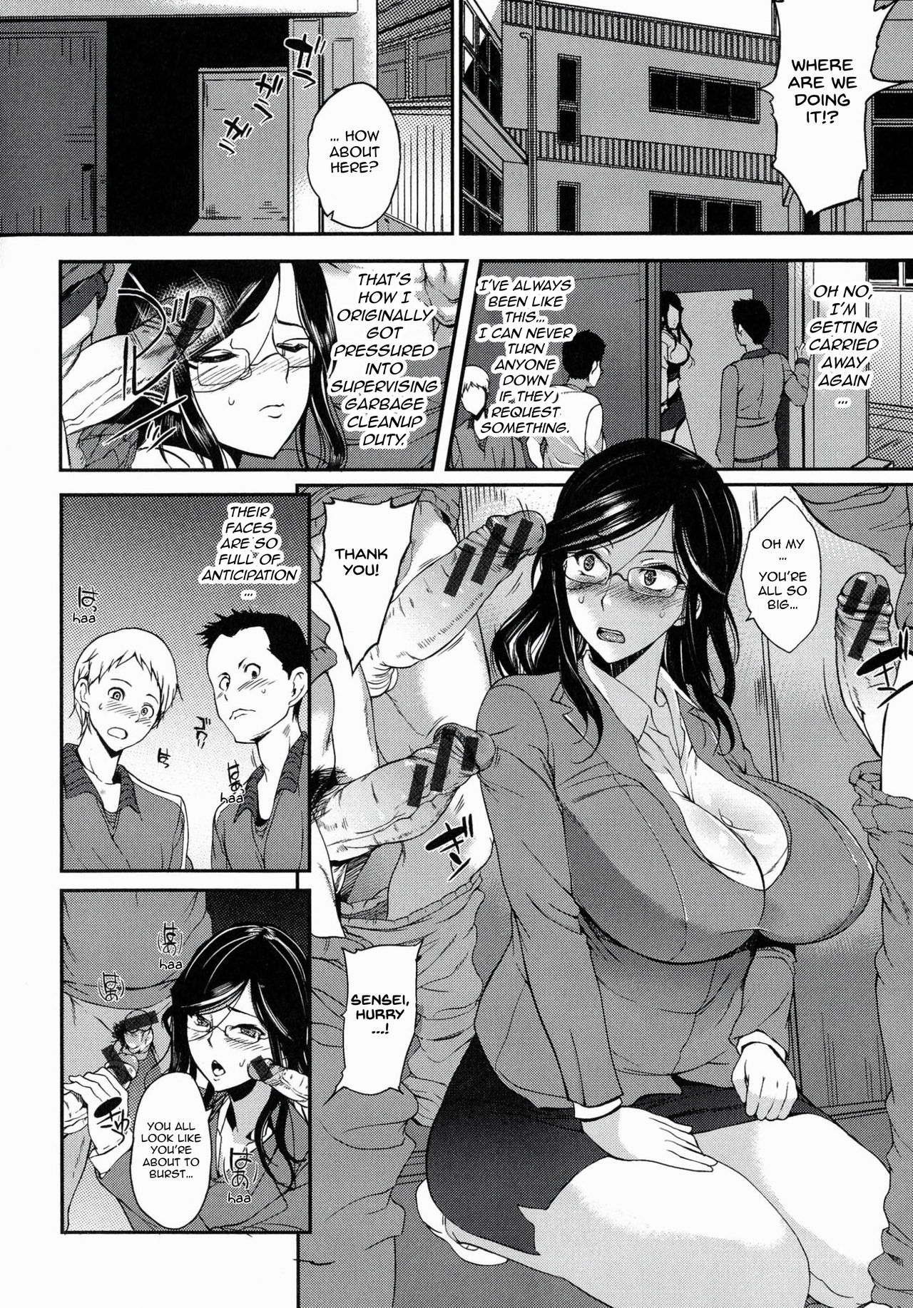 Volunteer Cleanup with Sensei [Hanpera] - Chapter 1 — Page 4