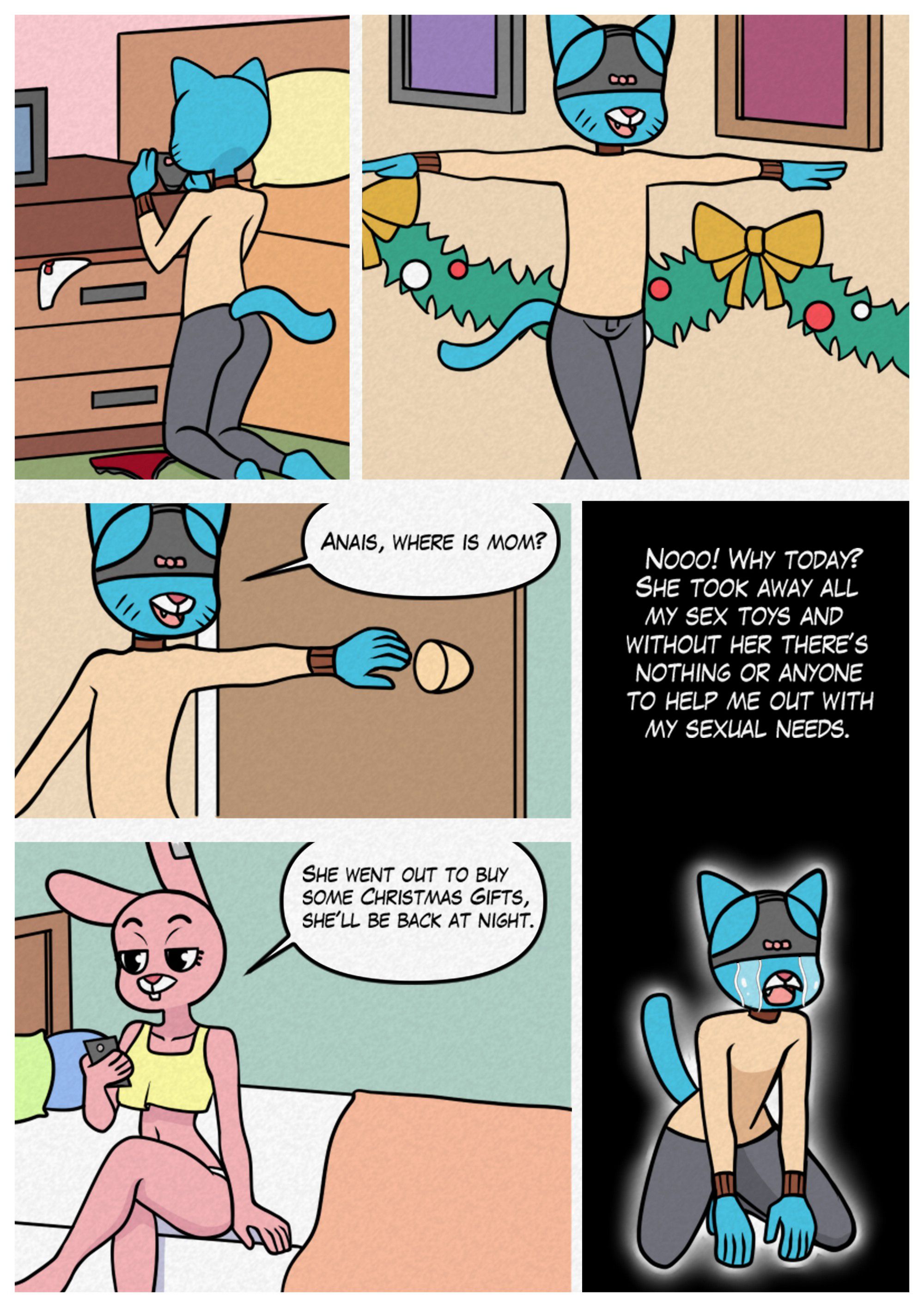 The Amazing Gumball Christmas (The Amazing World of Gumball) [Crock Comix] - Chapter 1 — Page 7