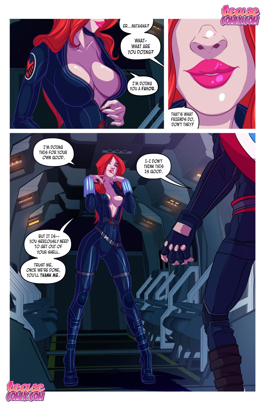 Widow’s Downtime (Avengers) [Tease Comix] - Chapter 1 — Page 6