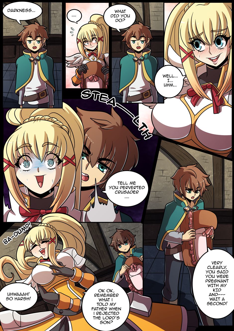 Konosubass (Kono Subarashii Sekai ni Shukufuku wo!) [Kinkymation] - Chapter 2 — Page 4
