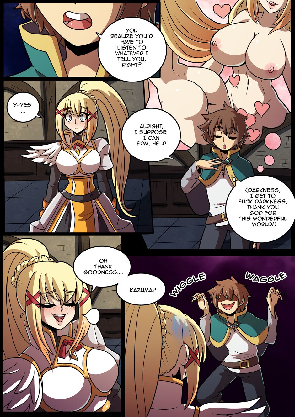 Konosubass (Kono Subarashii Sekai ni Shukufuku wo!) [Kinkymation] - Chapter 2 — Page 7