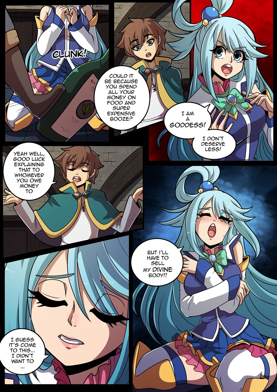 Konosubass (Kono Subarashii Sekai ni Shukufuku wo!) [Kinkymation] - Chapter 1 — Page 4