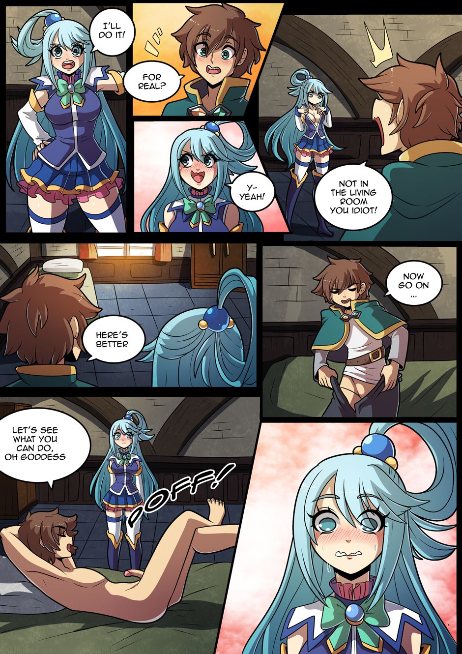 Konosubass (Kono Subarashii Sekai ni Shukufuku wo!) [Kinkymation] - Chapter 1 — Page 7