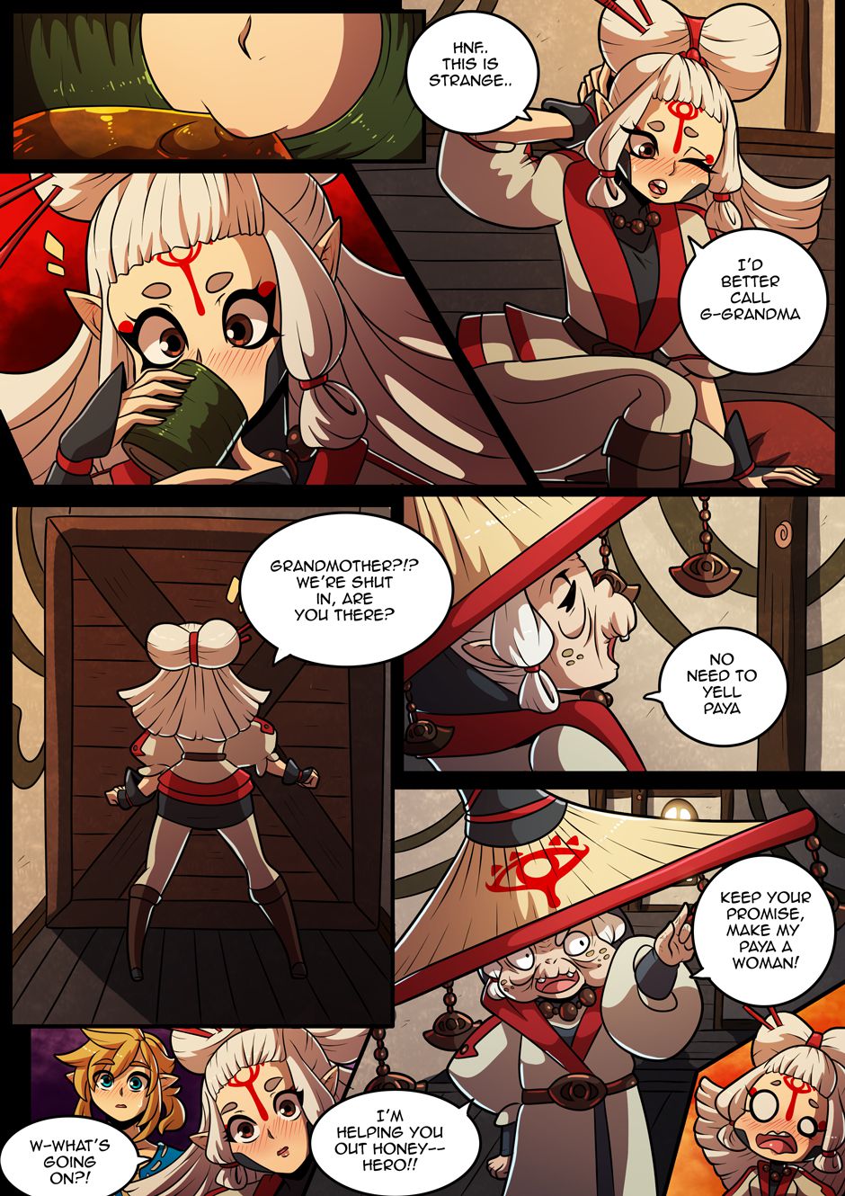 A Sheikah’s Legacy (The Legend of Zelda) [Kinkymation] - Chapter 1 — Page 8