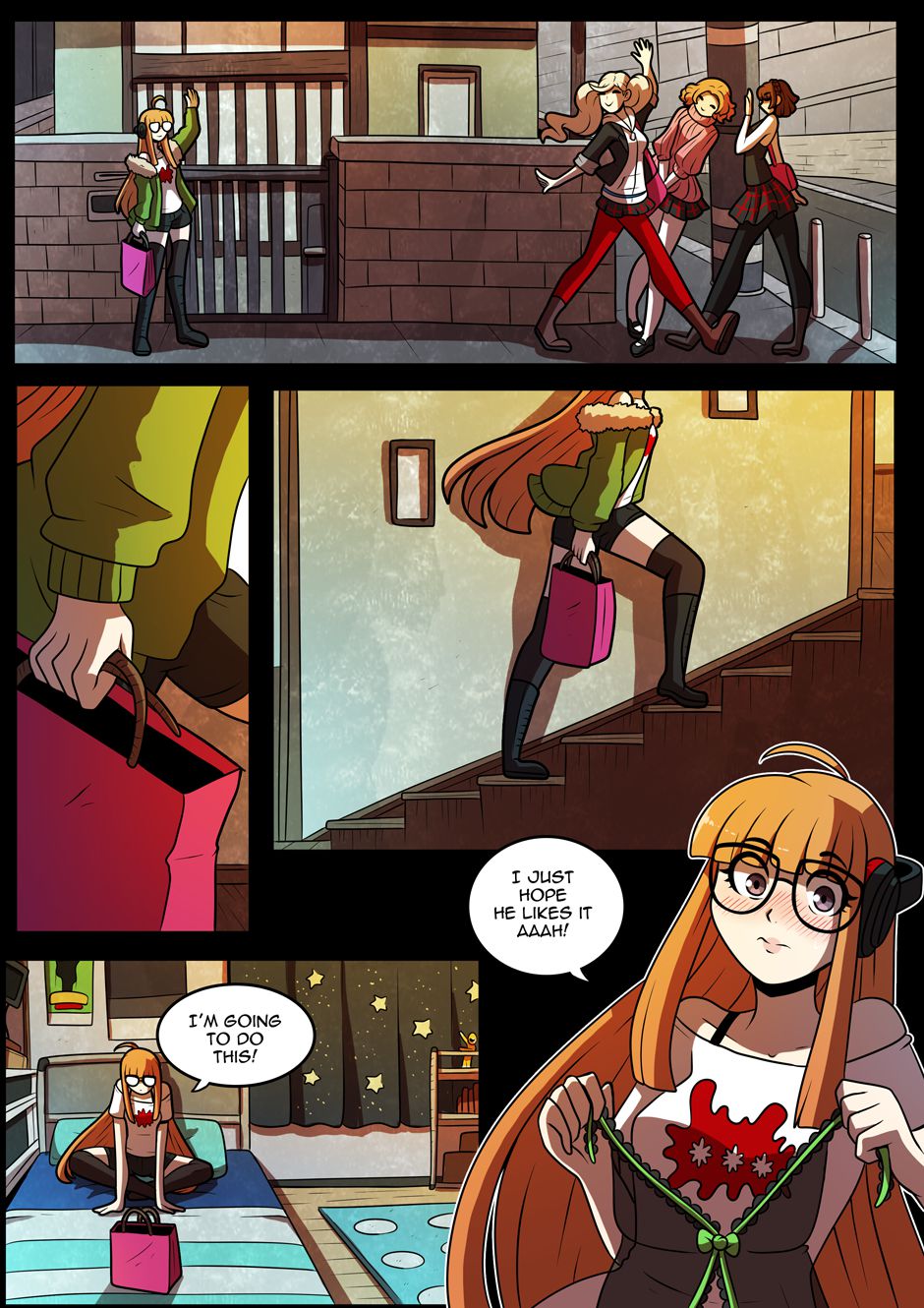 This is what girlfriends do right? (Persona 5) [Kinkymation] - Chapter 1 — Page 8