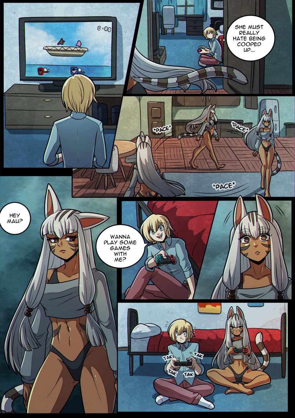 Mau is Restless [Kinkymation] - Chapter 1 — Page 7