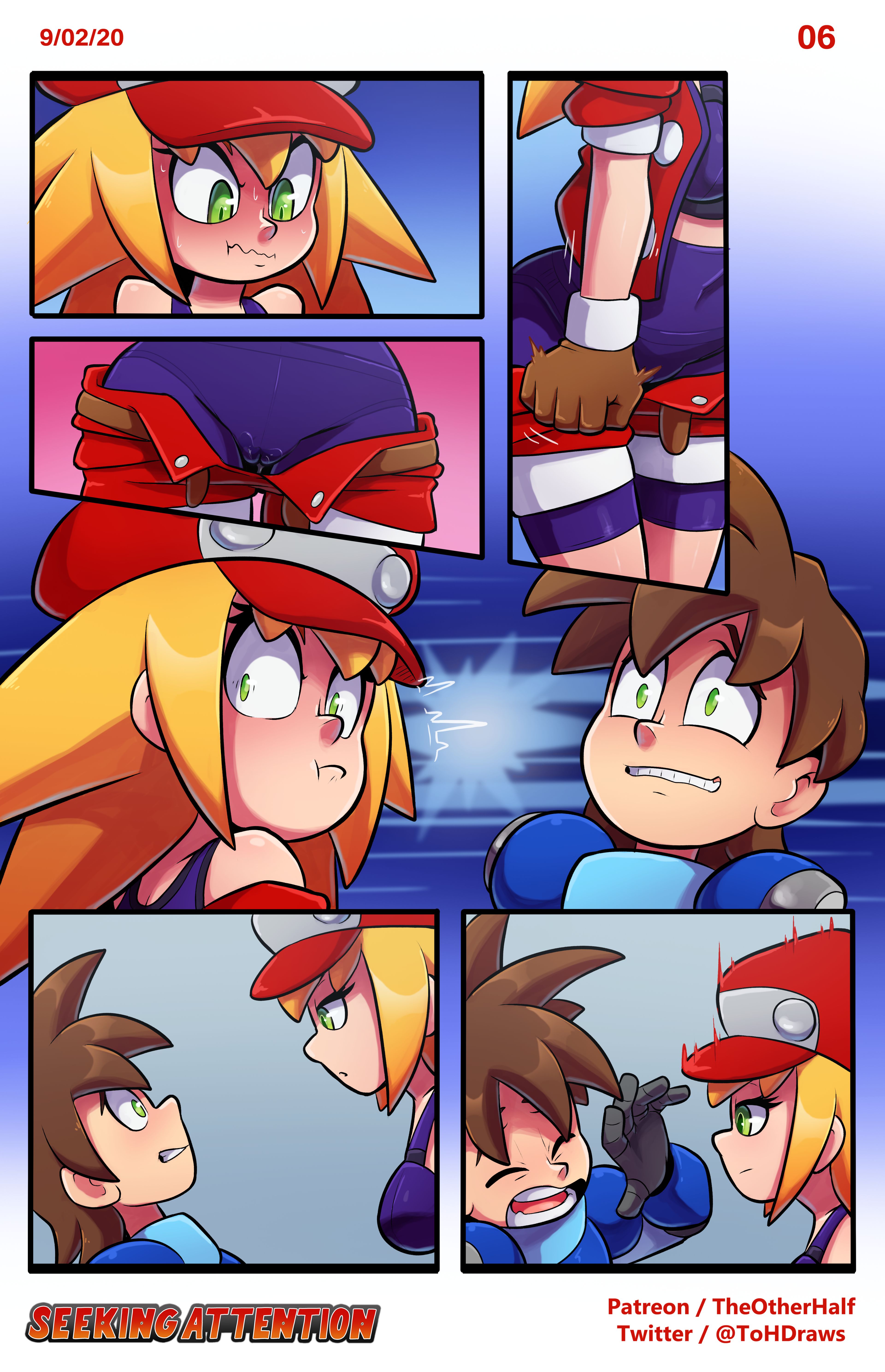 Seeking Attention (Mega Man Legends) [TheOtherHalf] - Chapter 1.5 — Page 6