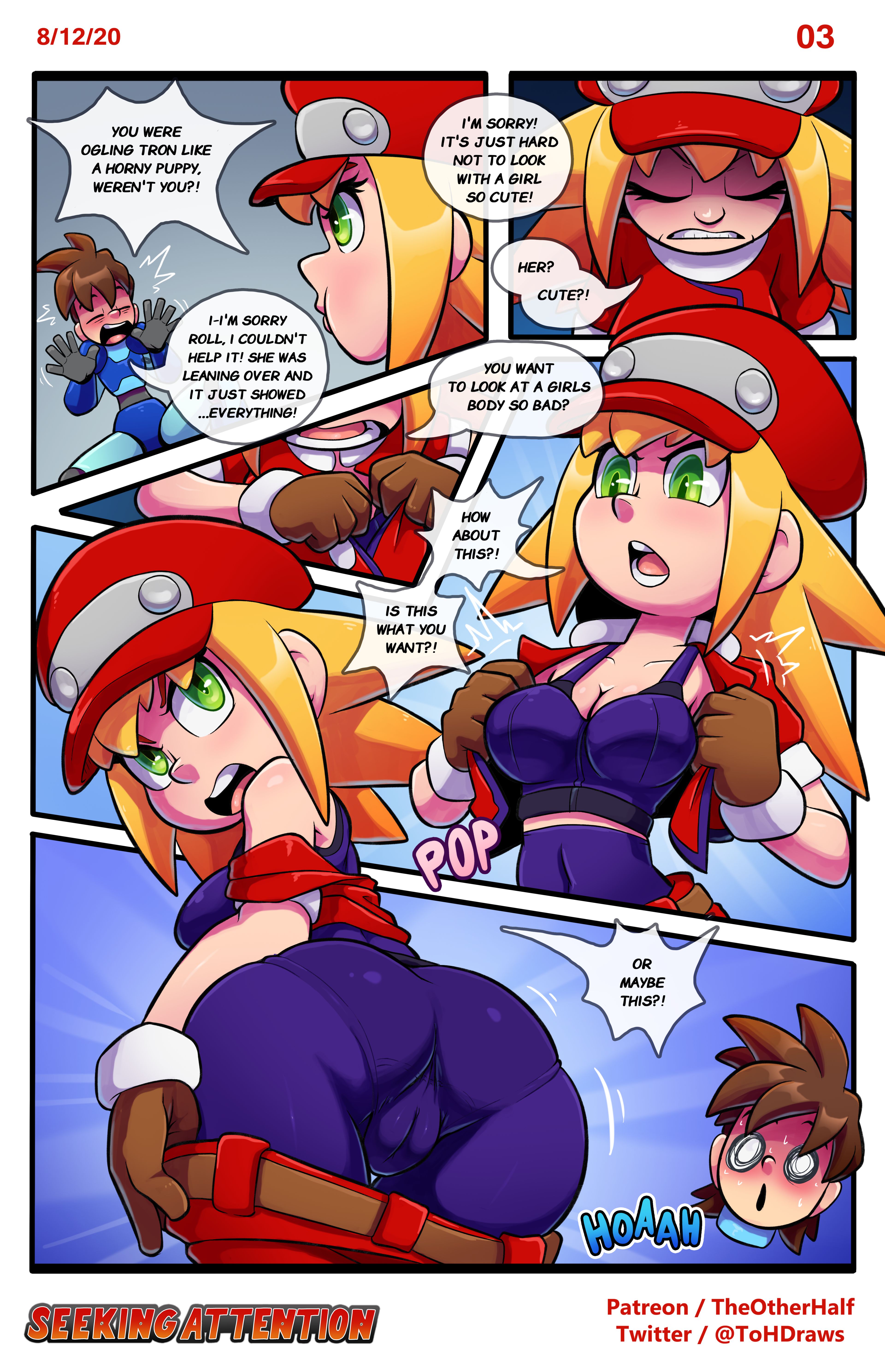 Seeking Attention (Mega Man Legends) [TheOtherHalf] - Chapter 1 — Page 4