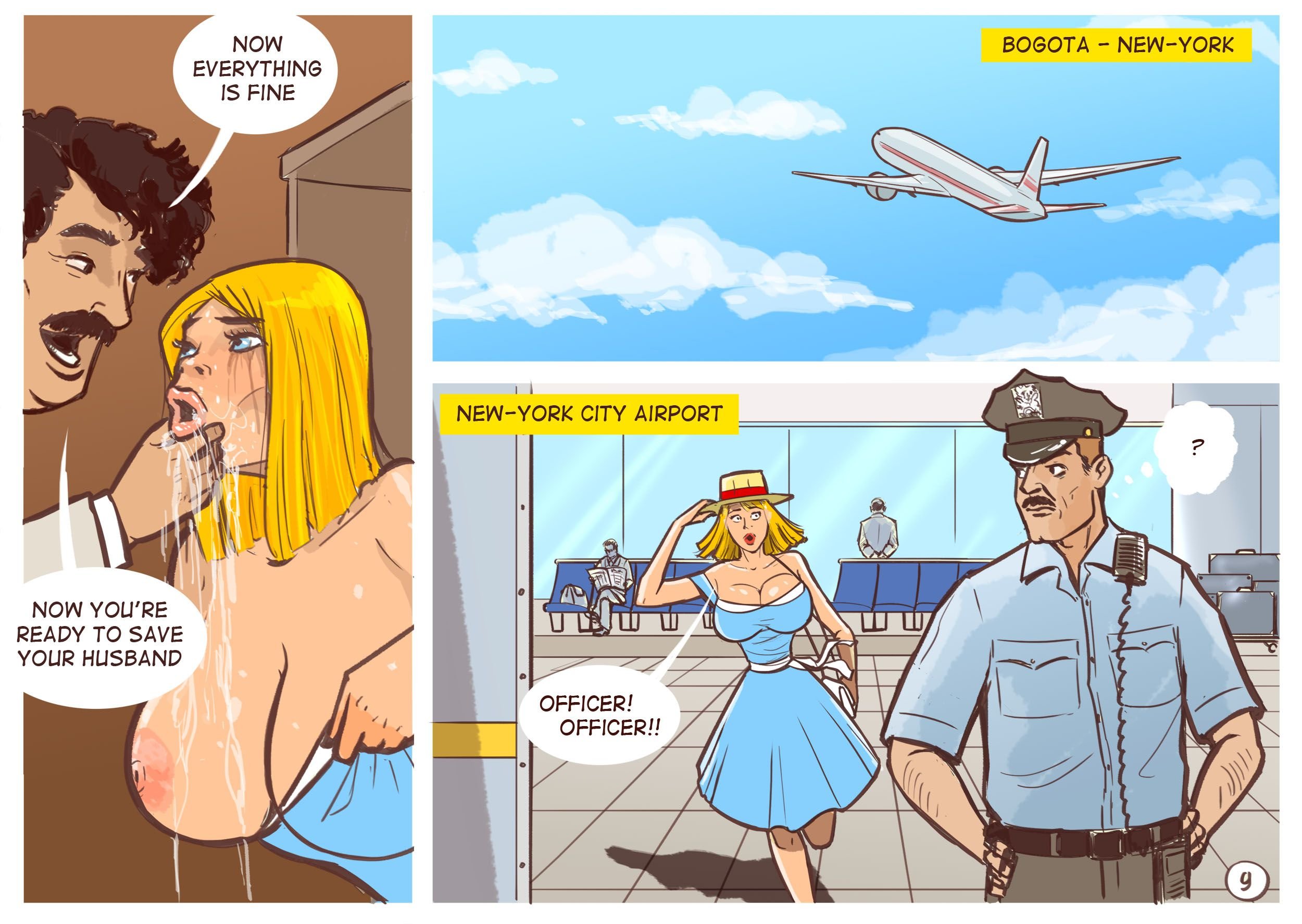 Welcome to Columbia [Disarten] - Chapter 1 — Page 9