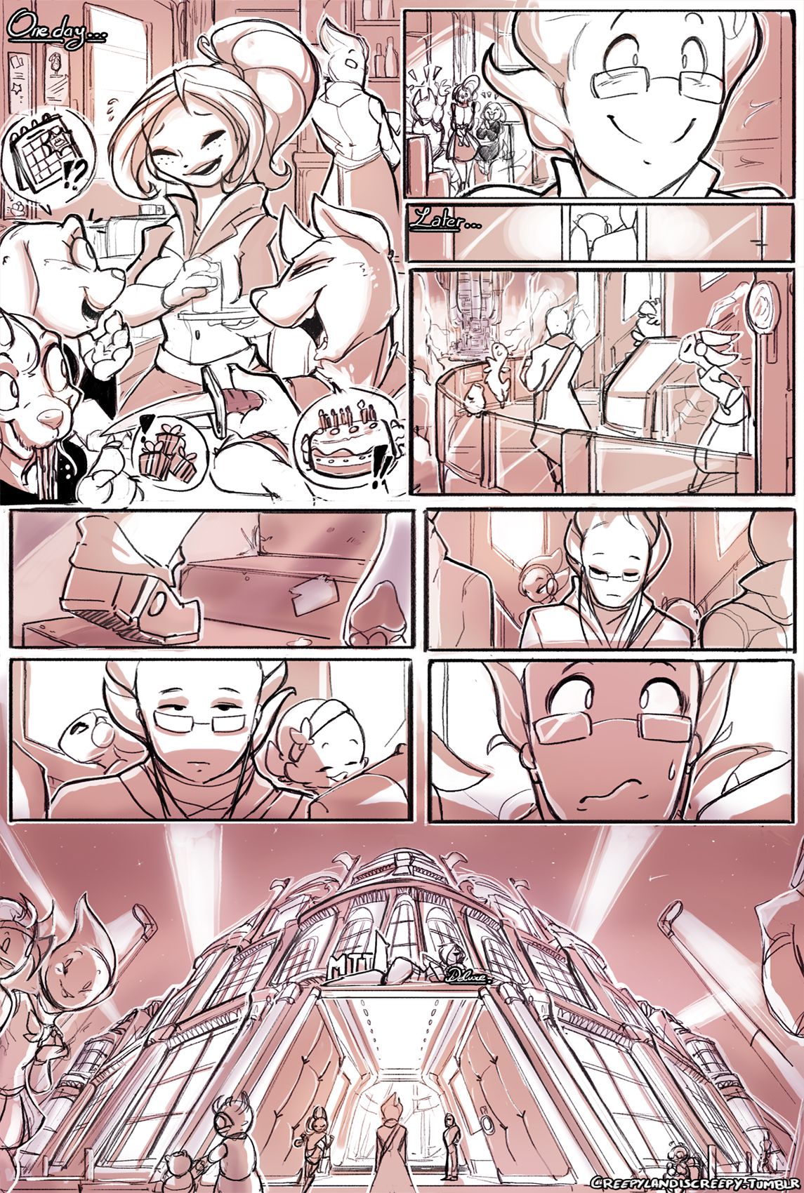 Chez Grillby (Undertale) [Spirale] - Chapter 1 — Page 6