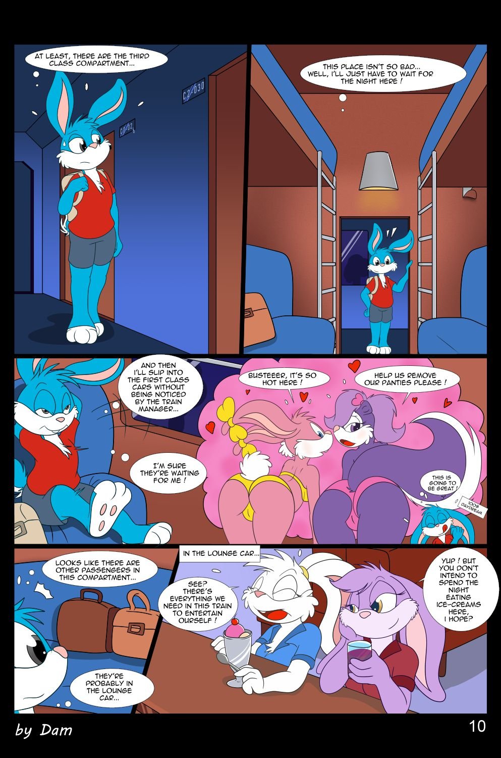 Toons On A Train (Tiny Toon Adventures) [Dam] - Chapter 1 — Page 10