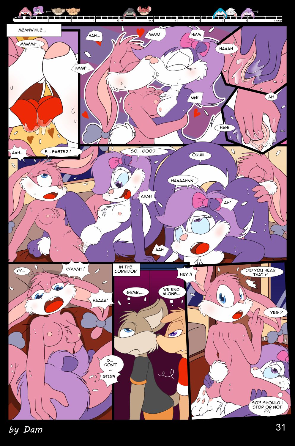 Toons On A Train (Tiny Toon Adventures) [Dam] - Chapter 1 — Page 31