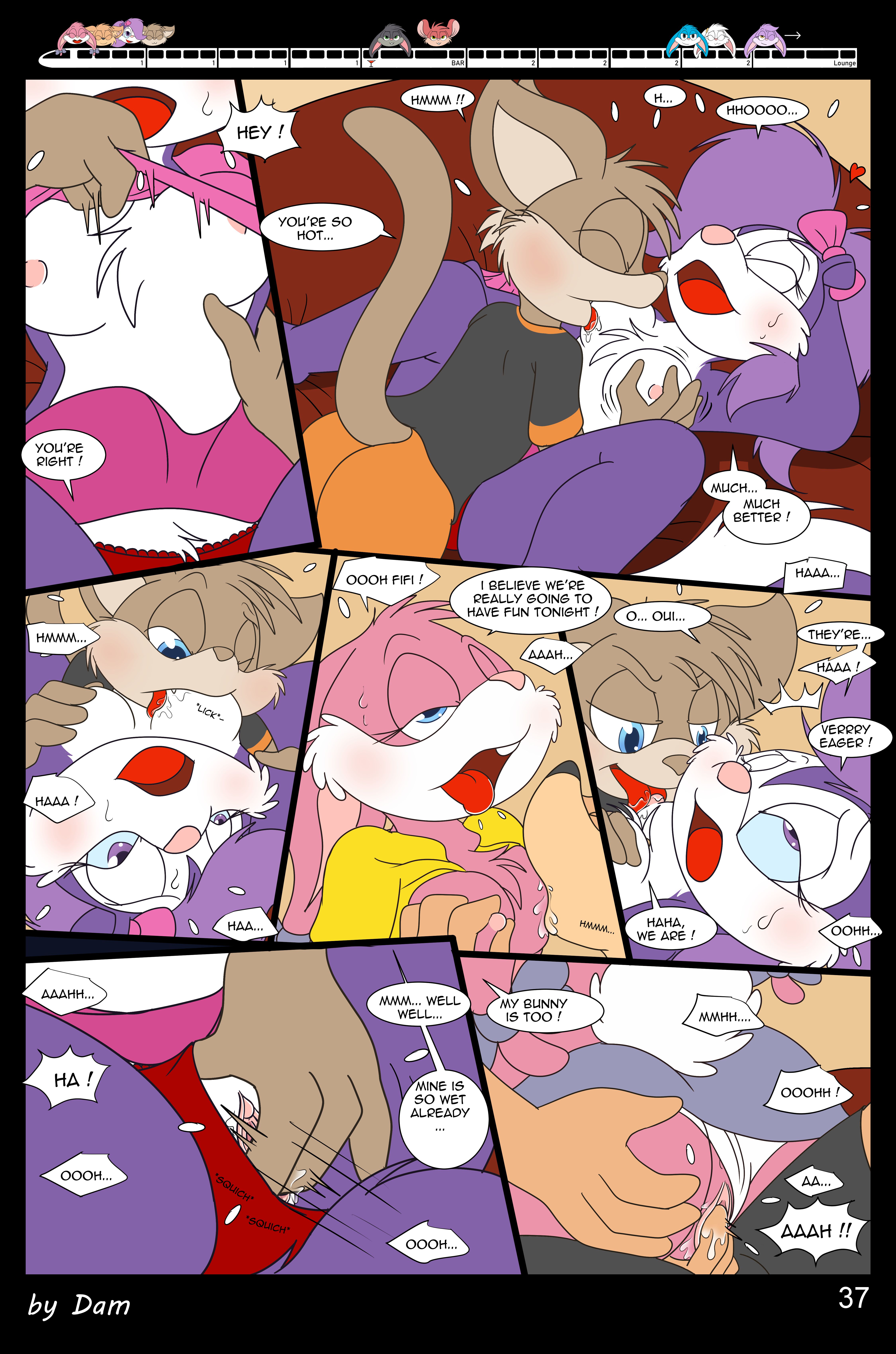 Toons On A Train (Tiny Toon Adventures) [Dam] - Chapter 1 — Page 37