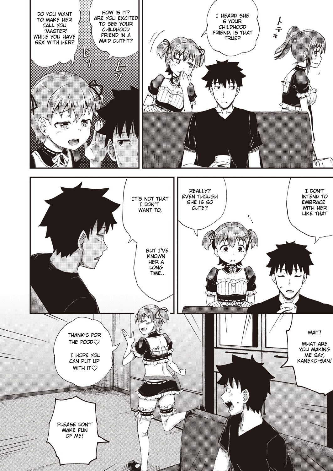 My Childhood Friend is my Personal Mouth Maid [Poncocchan] - Chapter 1 — Page 8