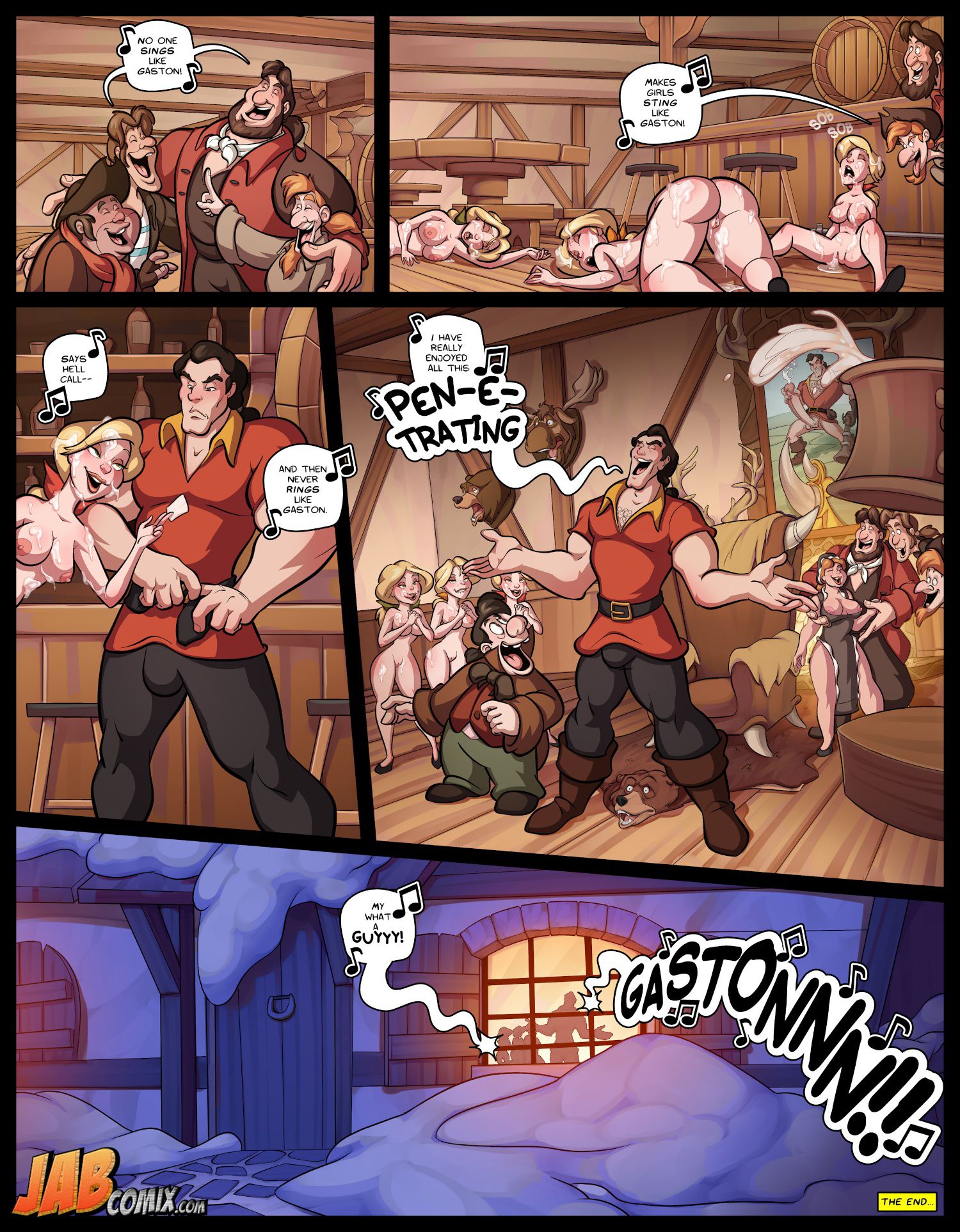Boobies And The Beast (Beauty And The Beast) [JABComix] - Chapter 1 — Page 11