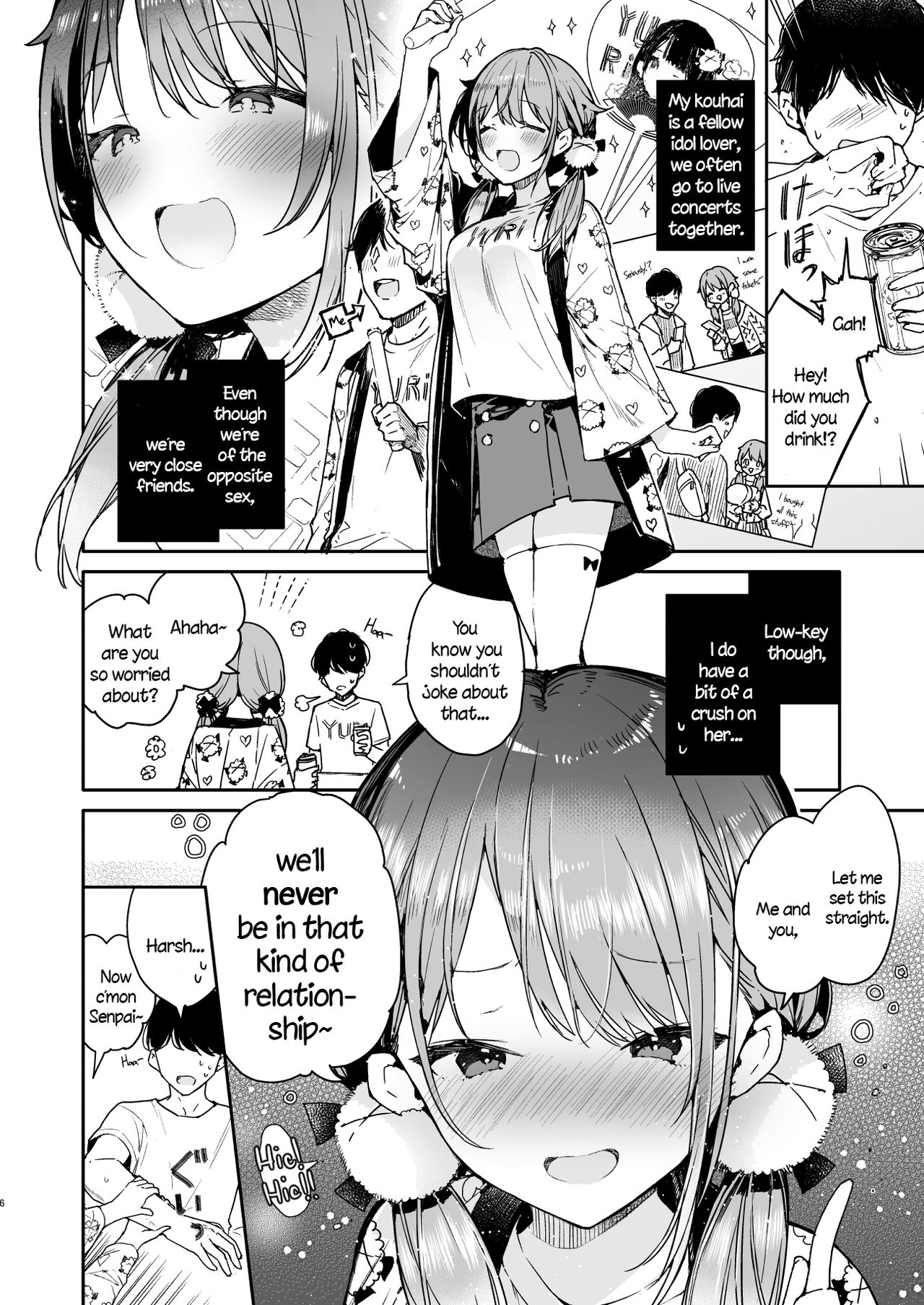 Tomodachi no Youna Otaku Kouhai to Deisui Ecchi [Mutou Koucha] - Chapter 1 — Page 6