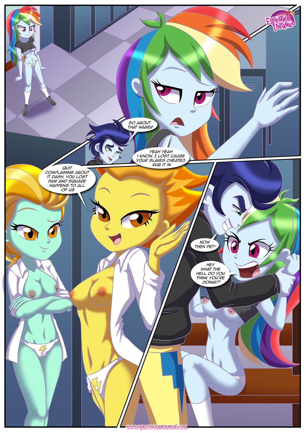 Sex Reeducation (My Little Pony – Equestria Girls) [Palcomix] - Chapter 1 — Page 10