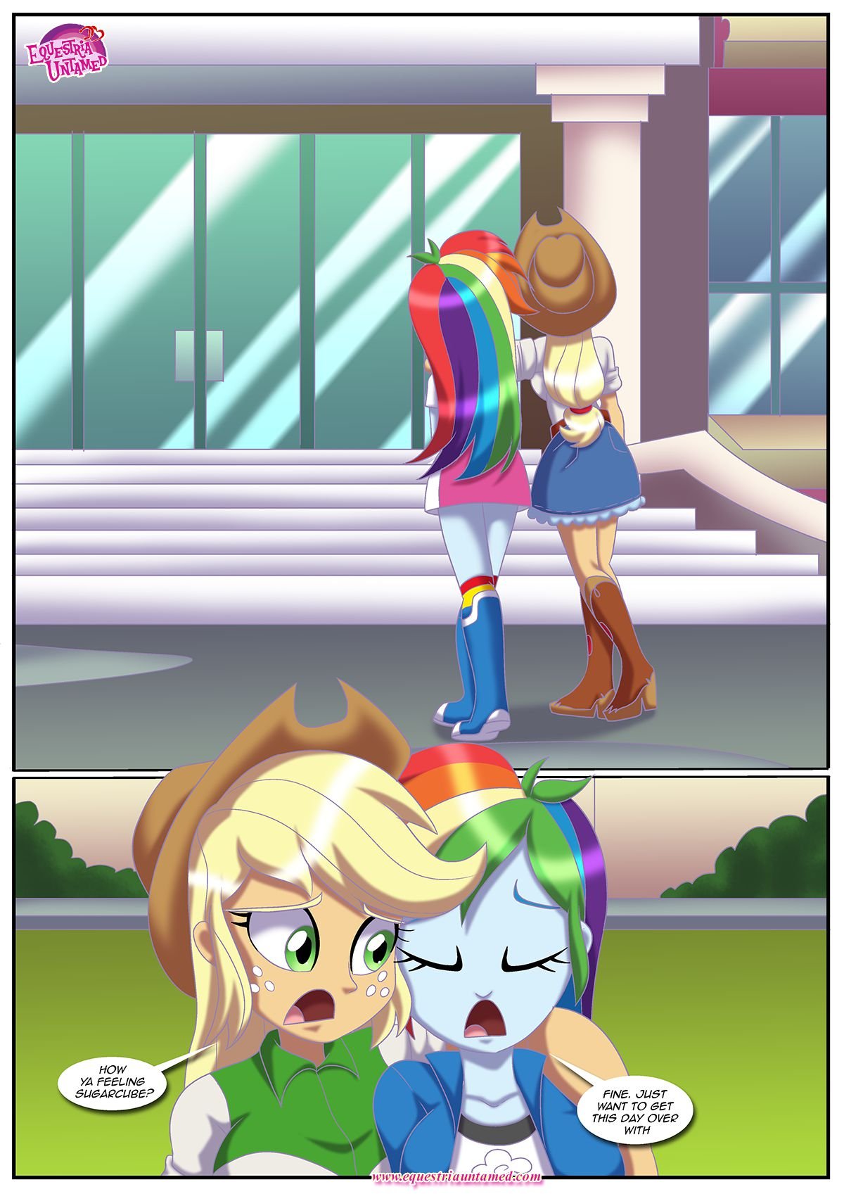 Sex Reeducation (My Little Pony – Equestria Girls) [Palcomix] - Chapter 1 — Page 21